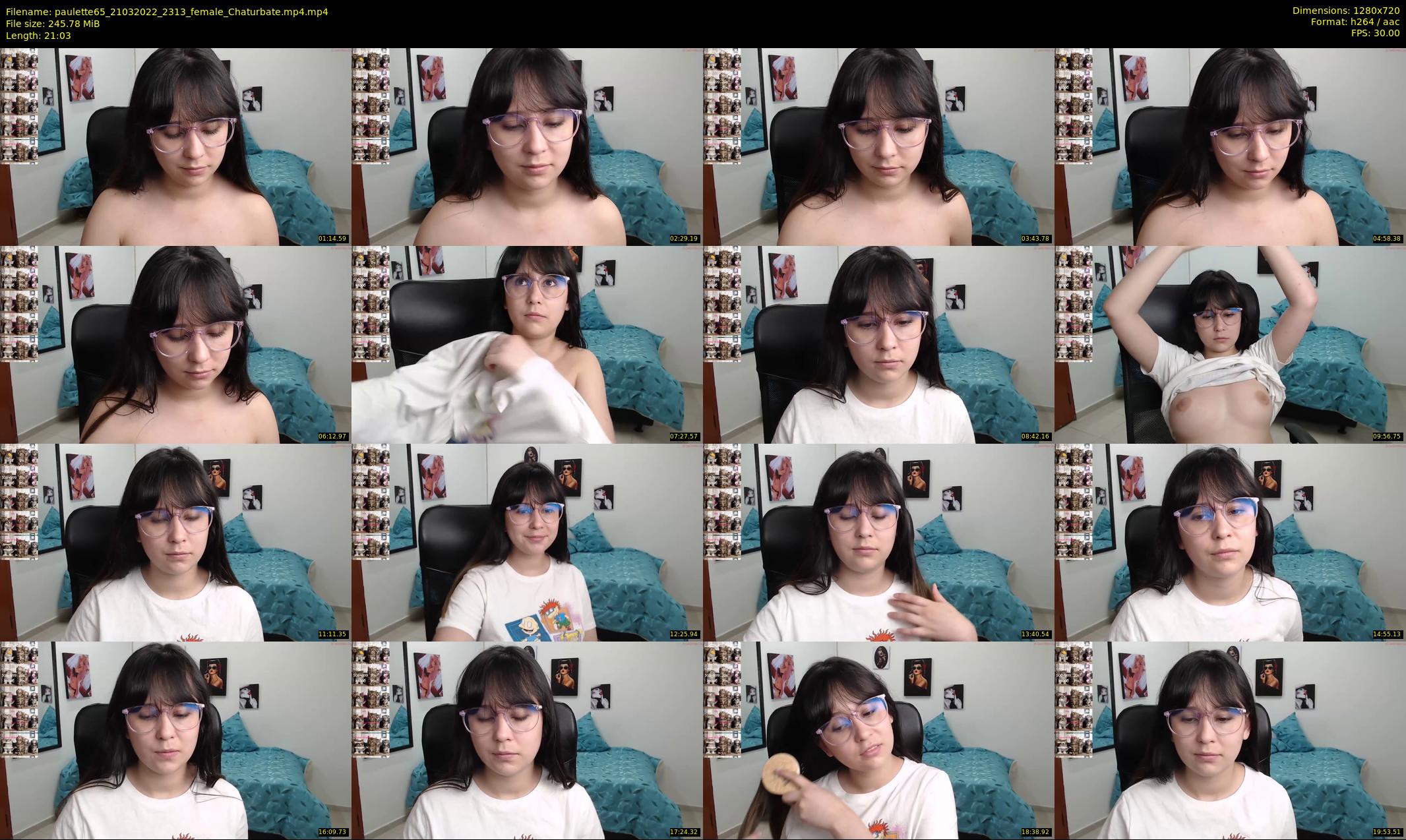 paulette65 — 22 minute Chaturbate female cam show recording, 720p, Mar 21, 2022
