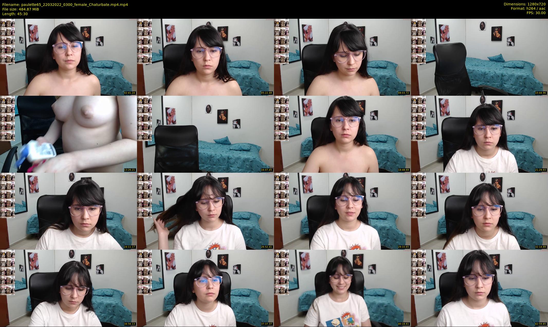paulette65 — 46 minute Chaturbate female cam show recording, 720p, Mar 22, 2022
