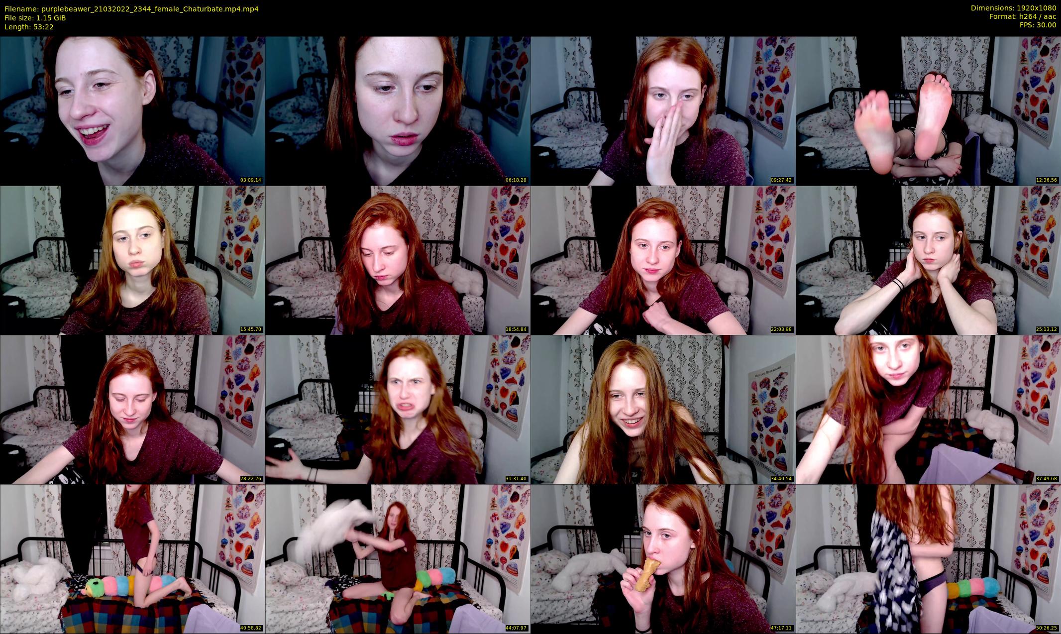 purplebeawer — 54 minute Chaturbate female cam show recording, 1080p, Mar 21, 2022