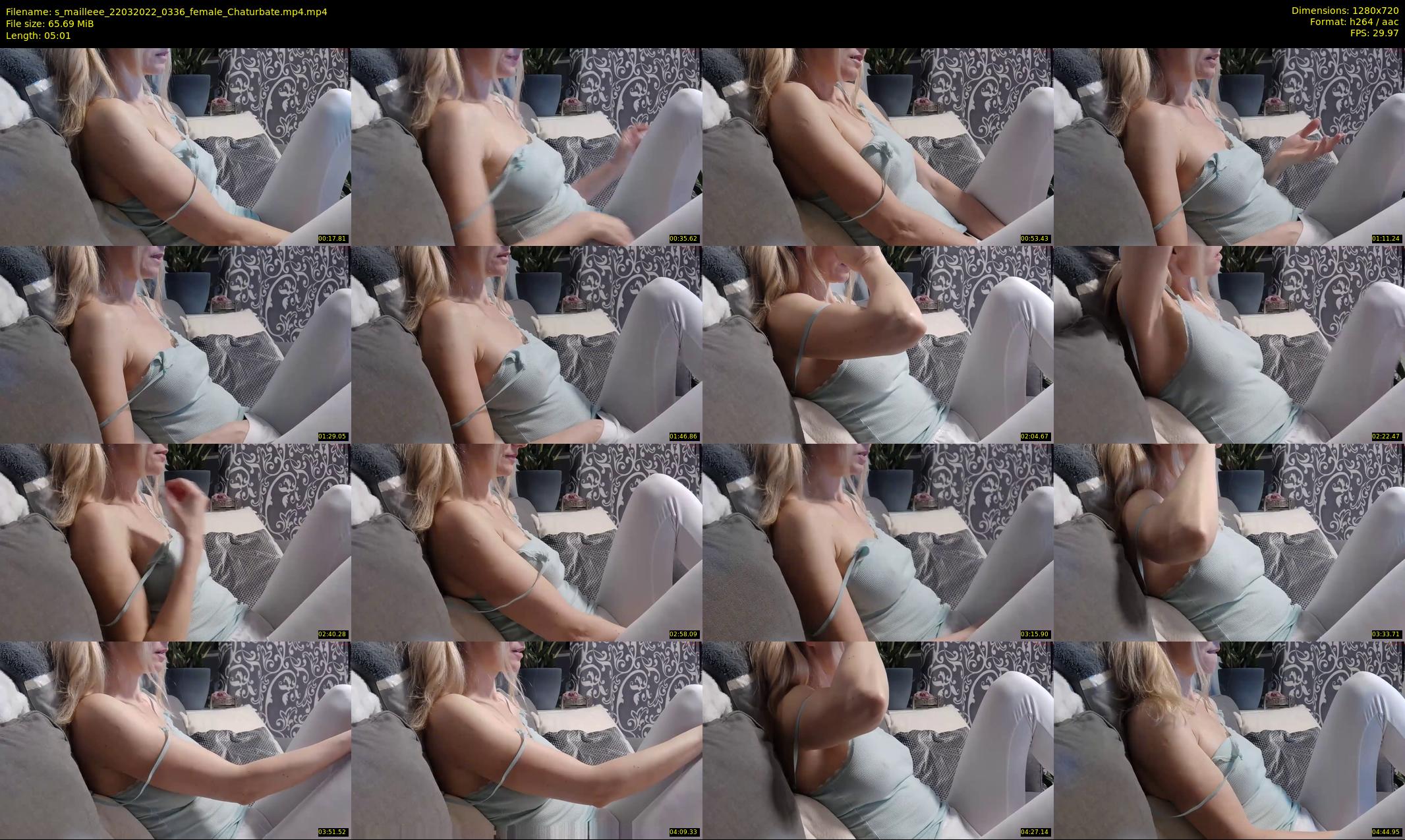 s_mailleee — 6 minute Chaturbate female cam show recording, 720p, Mar 22, 2022