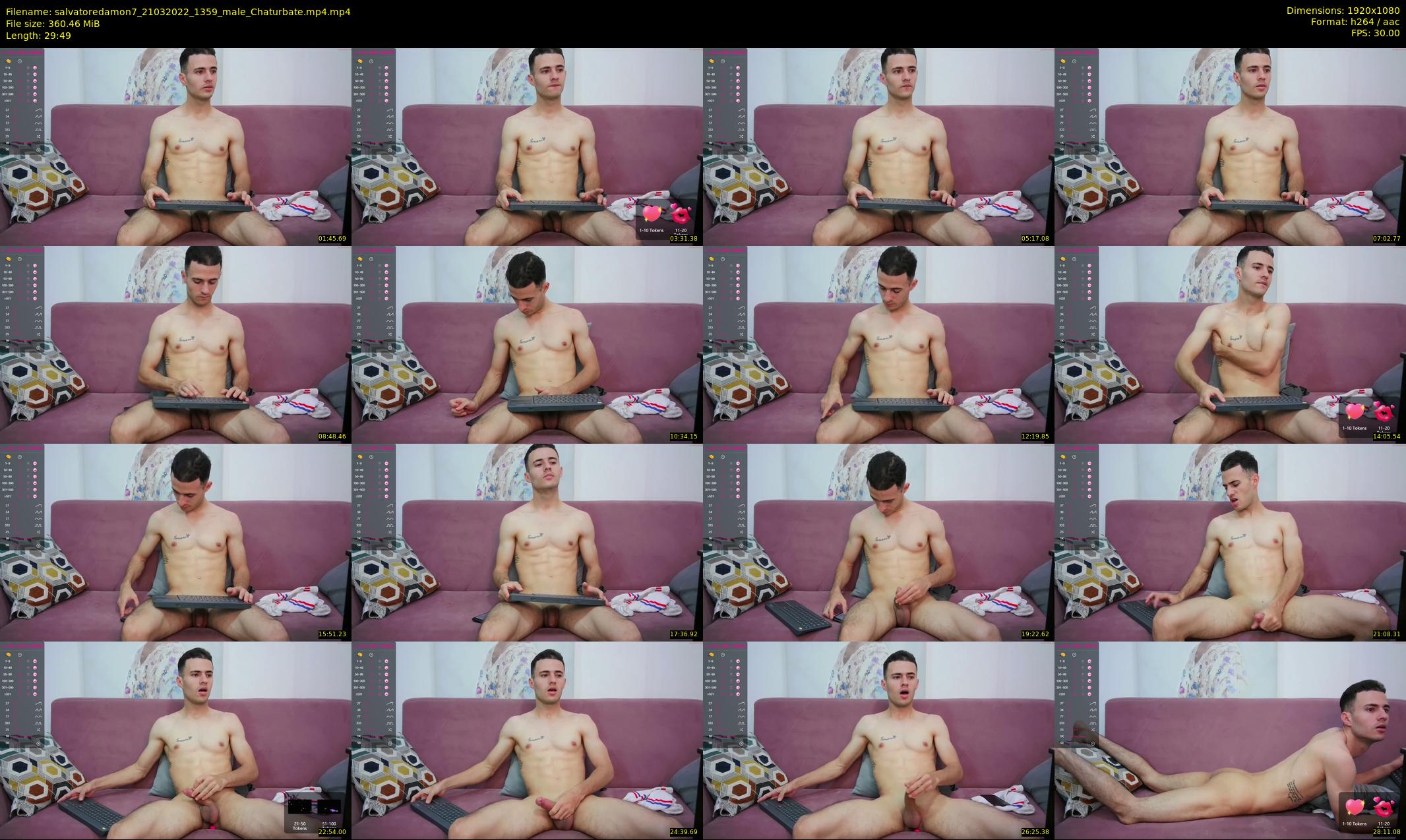 salvatoredamon7 — 30 minute Chaturbate male cam show recording, 1080p, Mar 21, 2022