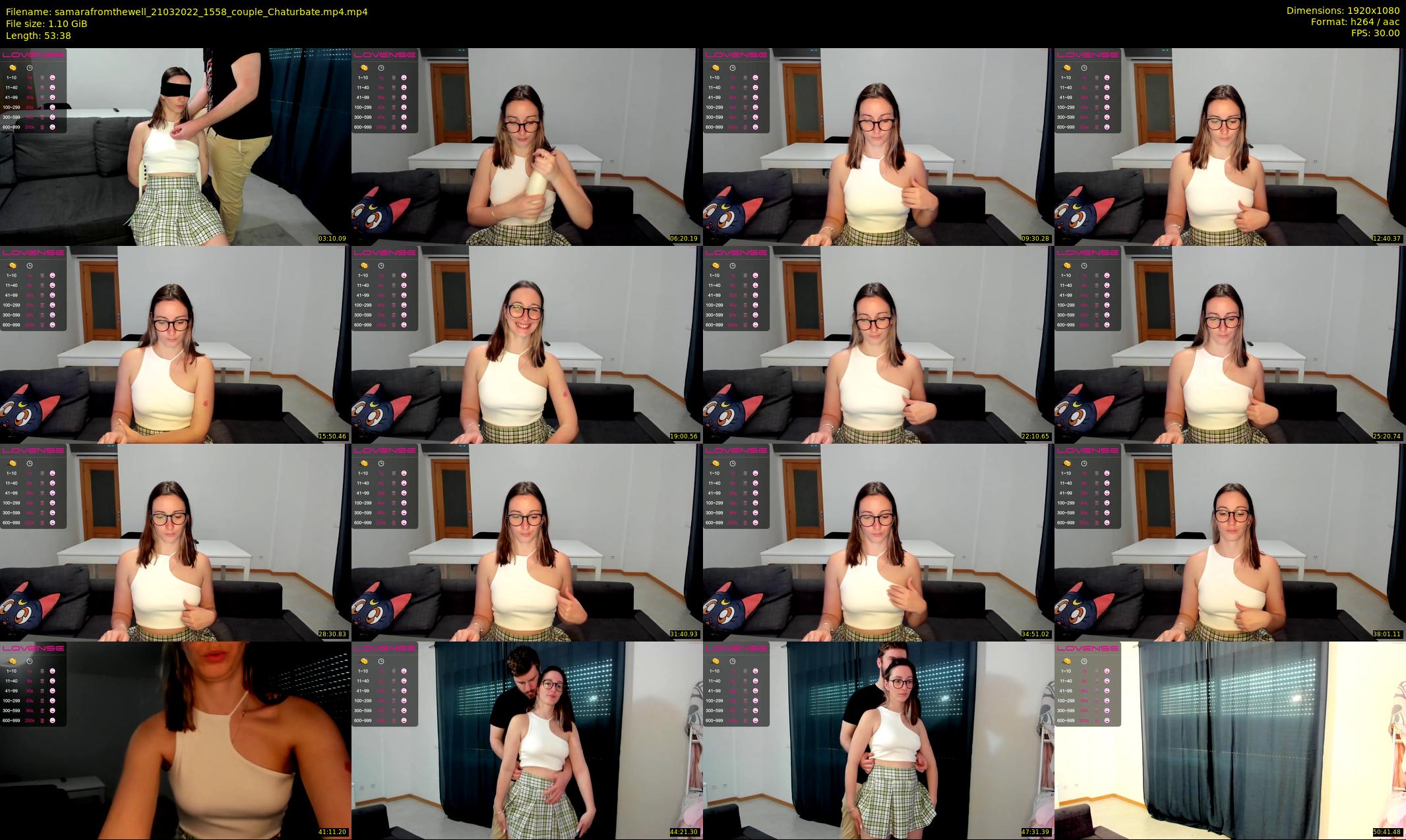 samarafromthewell — 54 minute Chaturbate female cam show recording, 1080p, Mar 21, 2022