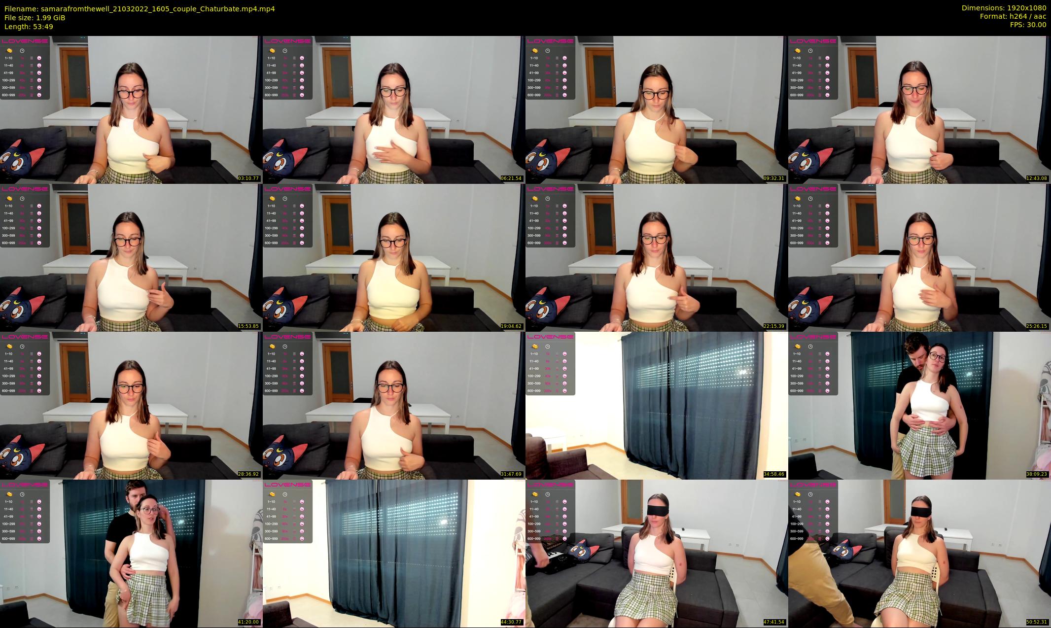 samarafromthewell — 54 minute Chaturbate female cam show recording, 1080p, Mar 21, 2022