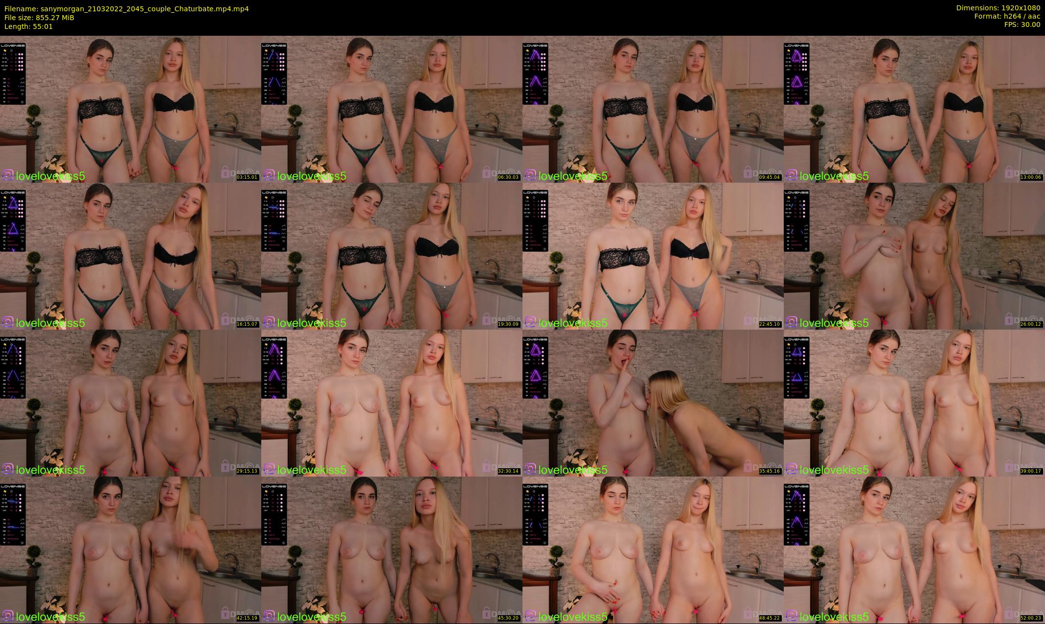 sanymorgan — 56 minute Chaturbate couple cam show recording, 1080p, Mar 21, 2022