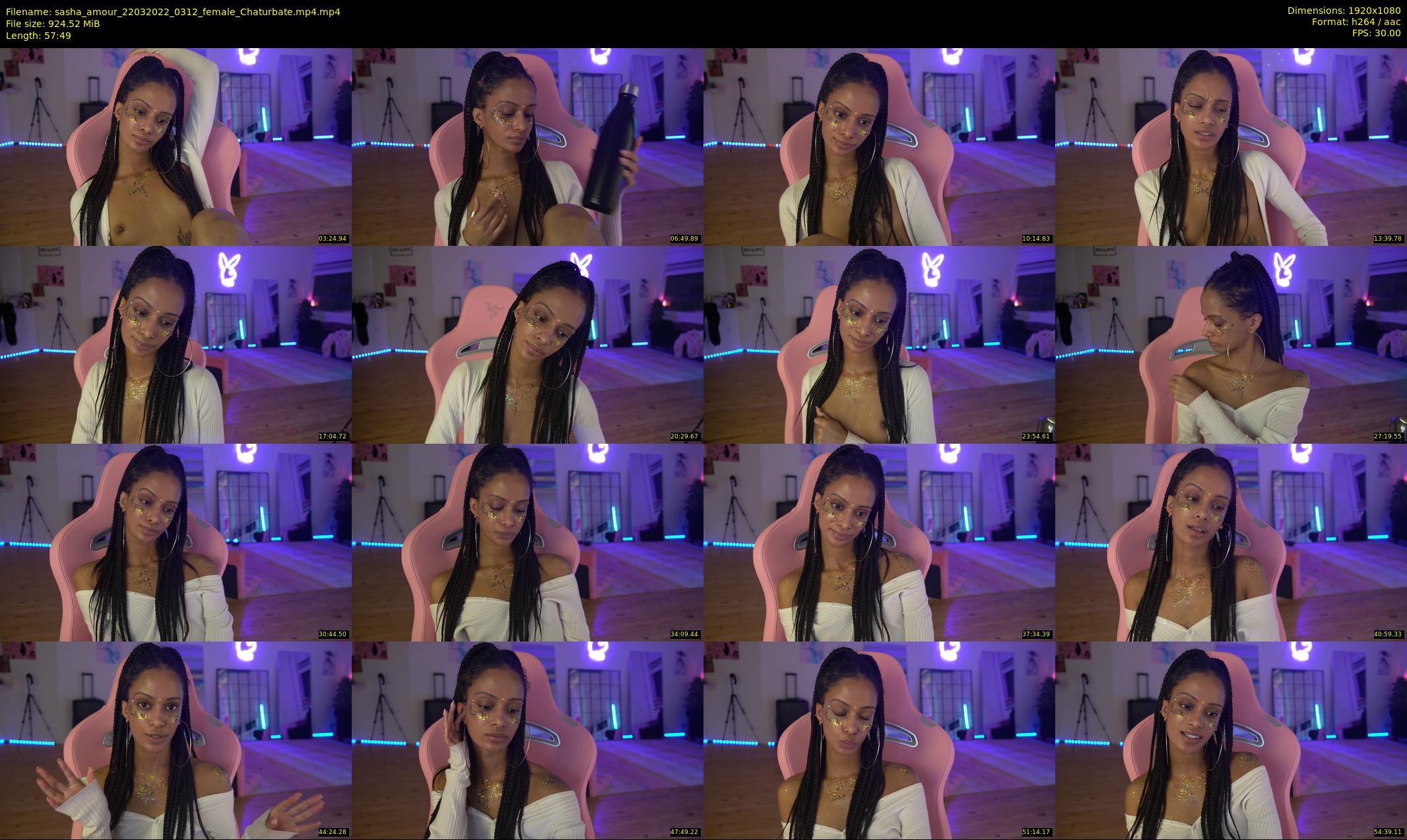 sasha_amour — 58 minute Chaturbate female cam show recording, 1080p, Mar 22, 2022