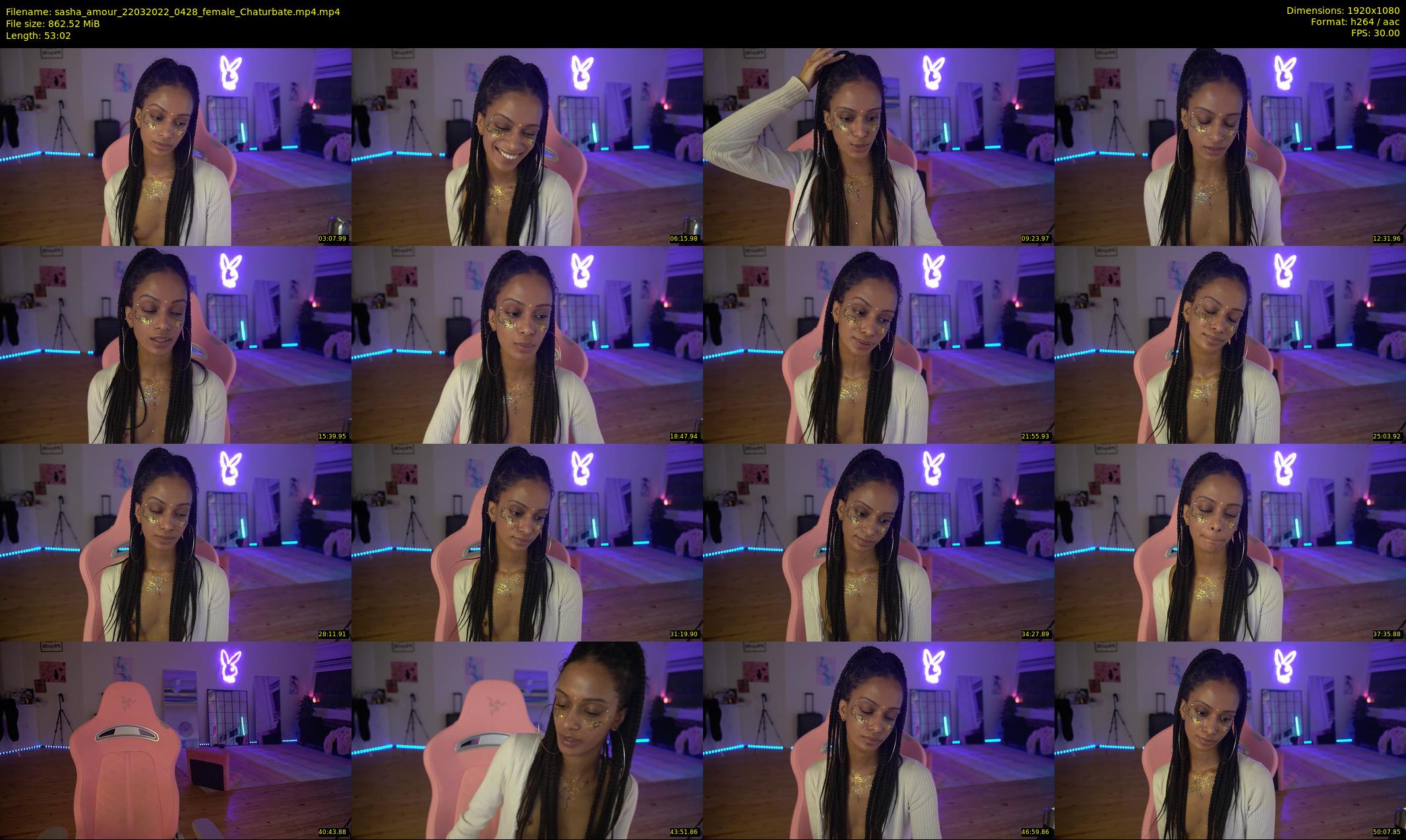 sasha_amour — 54 minute Chaturbate female cam show recording, 1080p, Mar 22, 2022