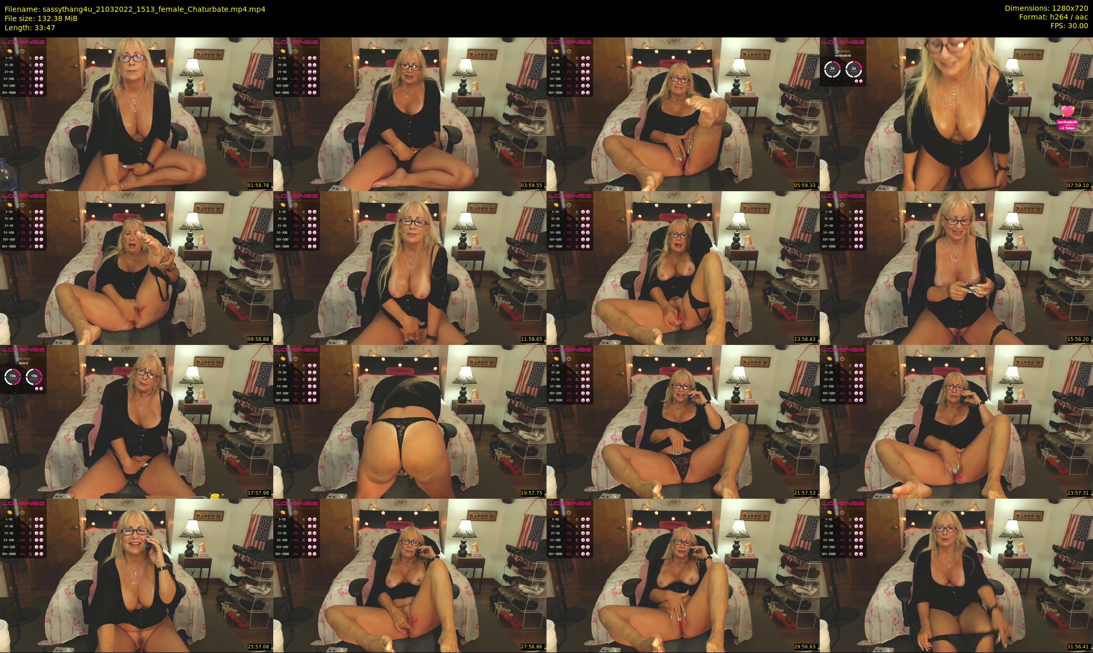 sassythang4u — 34 minute Chaturbate female cam show recording, 720p, Mar 21, 2022