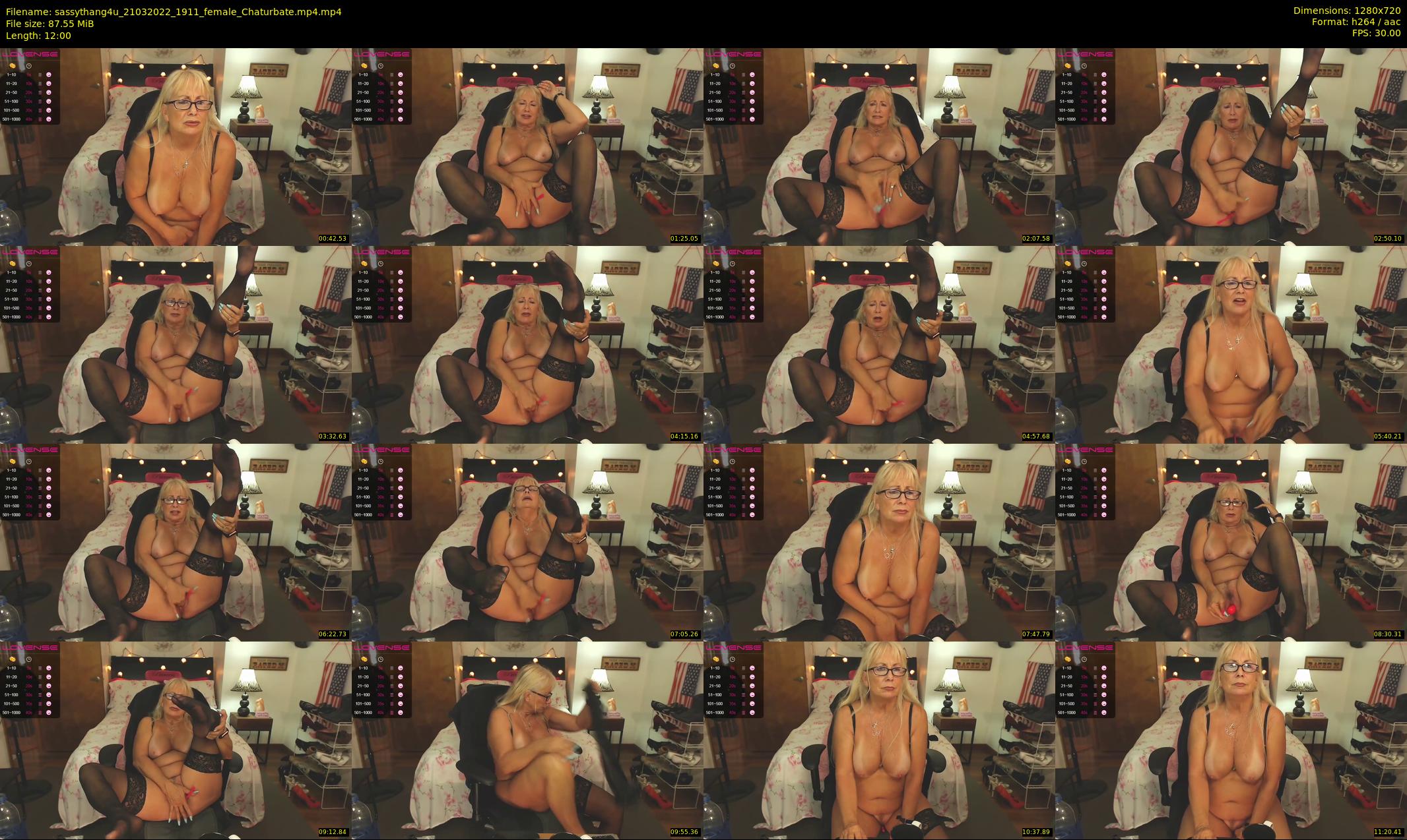 sassythang4u — 12 minute Chaturbate female cam show recording, 720p, Mar 21, 2022