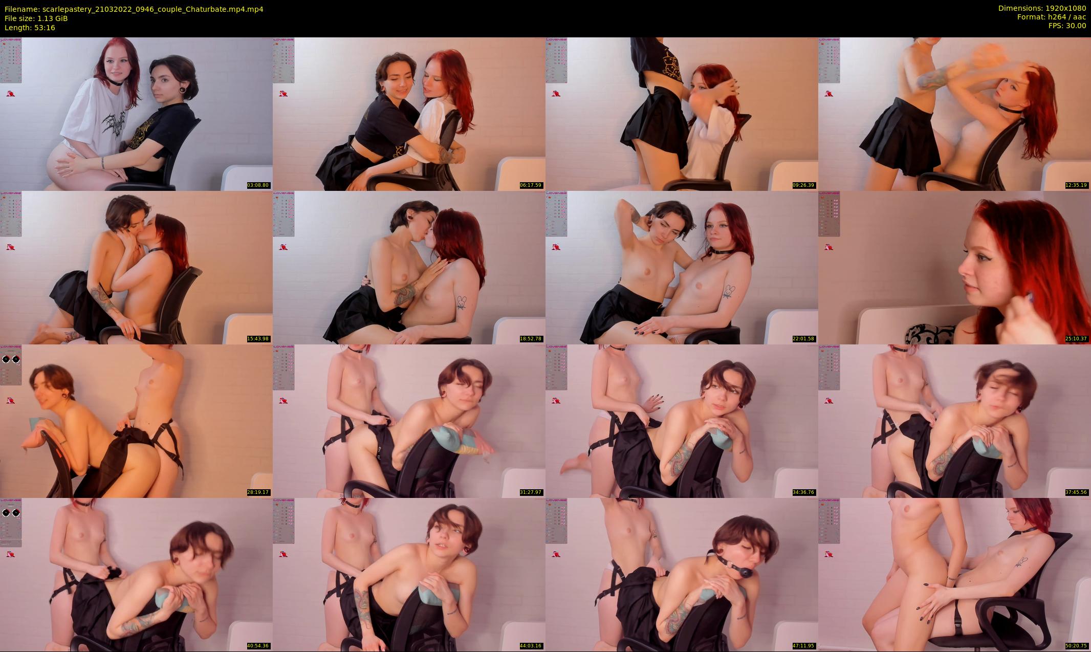 scarlepastery — 54 minute Chaturbate couple cam show recording, 1080p, Mar 21, 2022