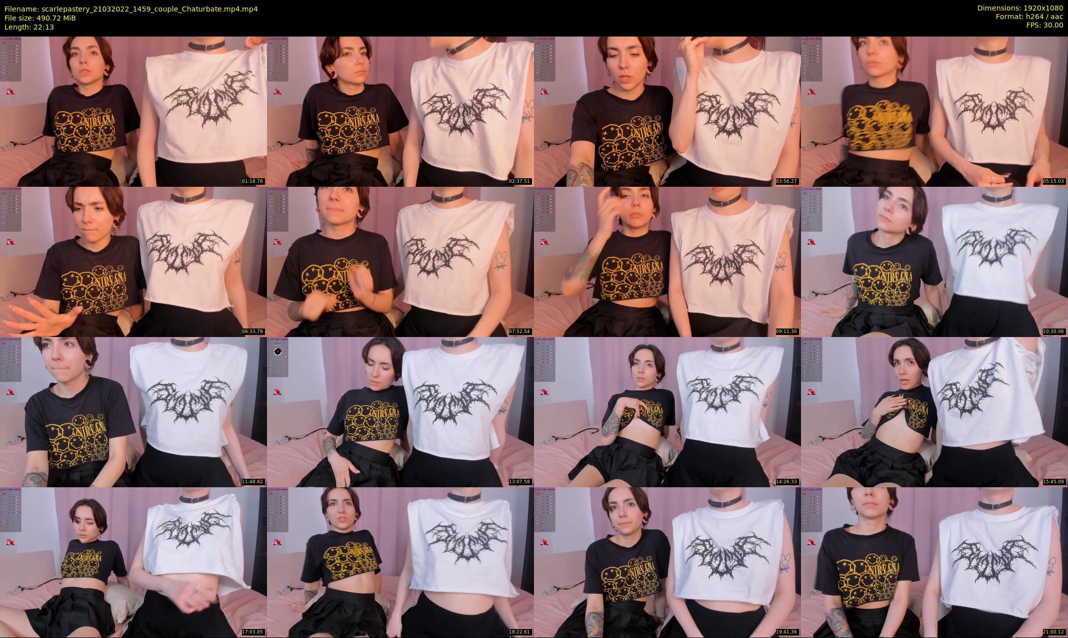 scarlepastery — 23 minute Chaturbate couple cam show recording, 1080p, Mar 21, 2022