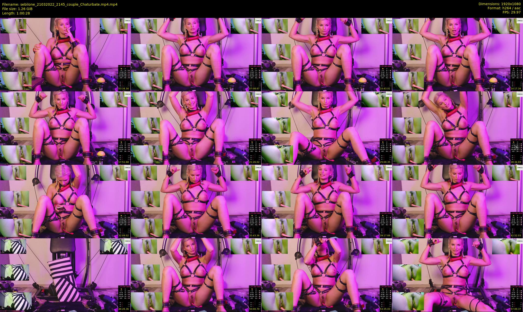 sebilone — 61 minute Chaturbate couple cam show recording, 1080p, Mar 21, 2022