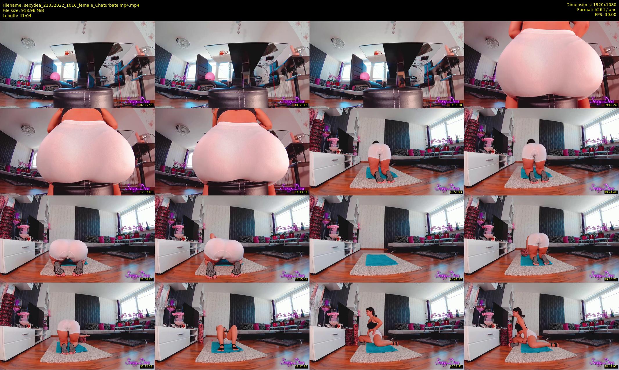 sexydea — 42 minute Chaturbate female cam show recording, 1080p, Mar 21, 2022
