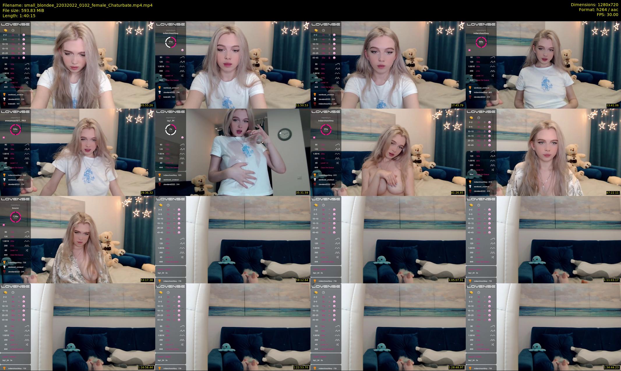 small_blondee — 101 minute Chaturbate female cam show recording, 720p, Mar 22, 2022