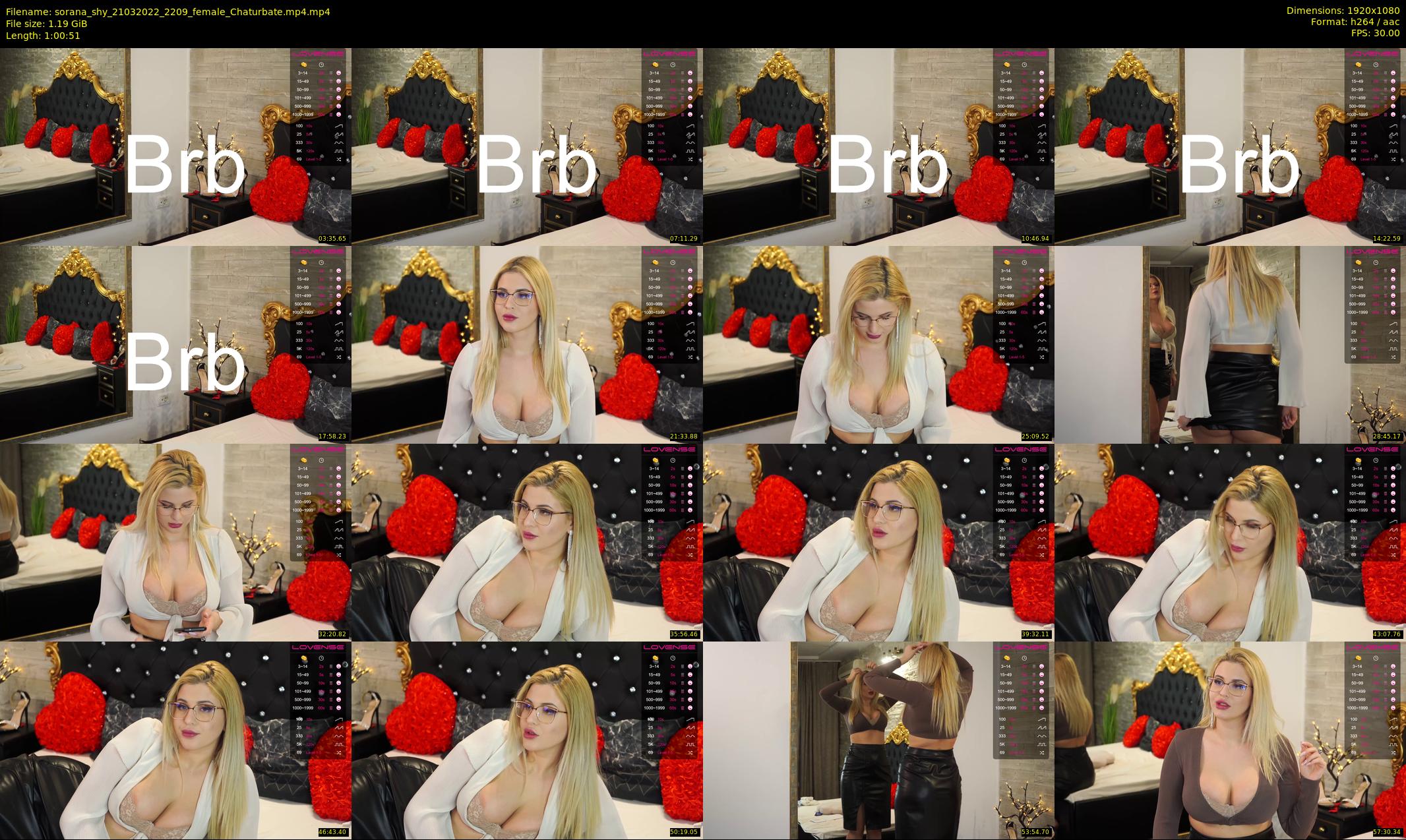 sorana_shy — 61 minute Chaturbate female cam show recording, 1080p, Mar 21, 2022