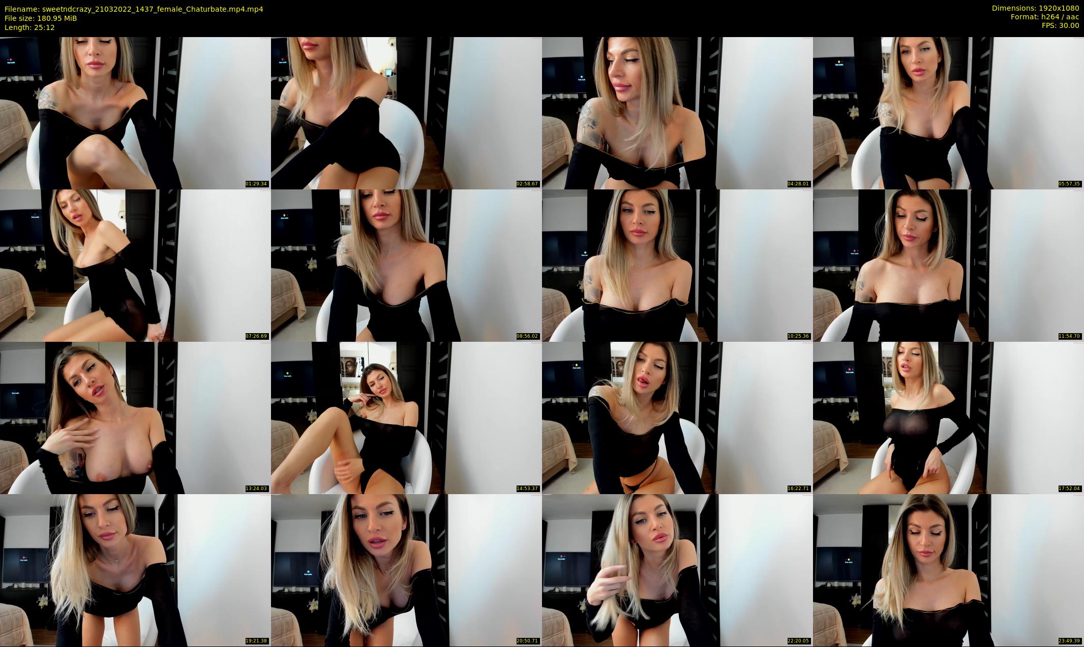 sweetndcrazy — 26 minute Chaturbate female cam show recording, 1080p, Mar 21, 2022