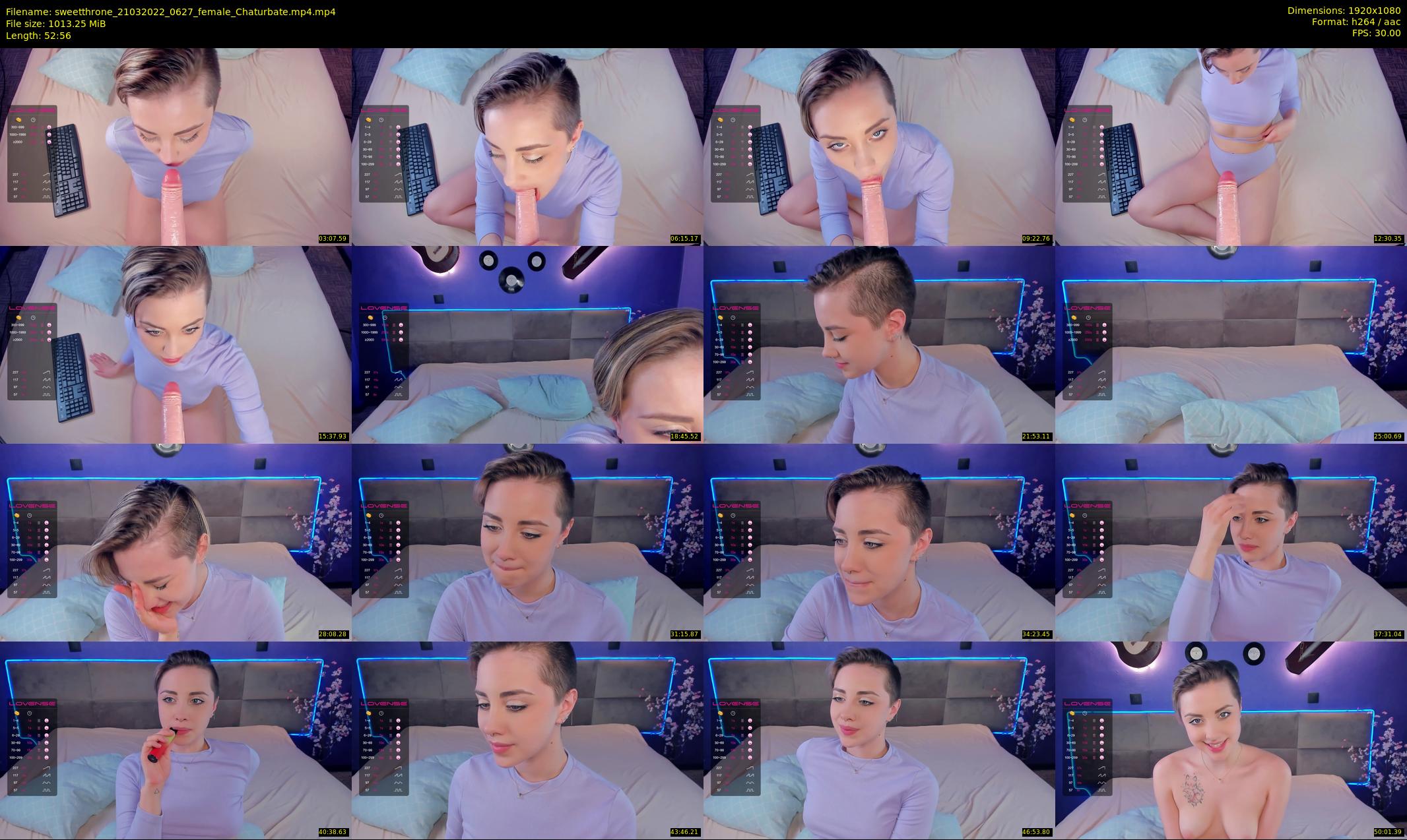 sweetthrone — 53 minute Chaturbate couple cam show recording, 1080p, Mar 21, 2022