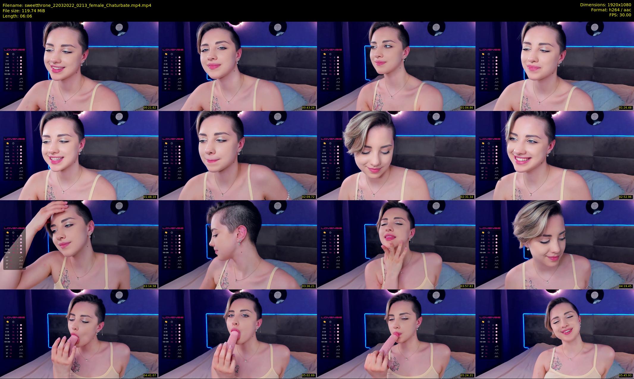 sweetthrone — 7 minute Chaturbate couple cam show recording, 1080p, Mar 22, 2022