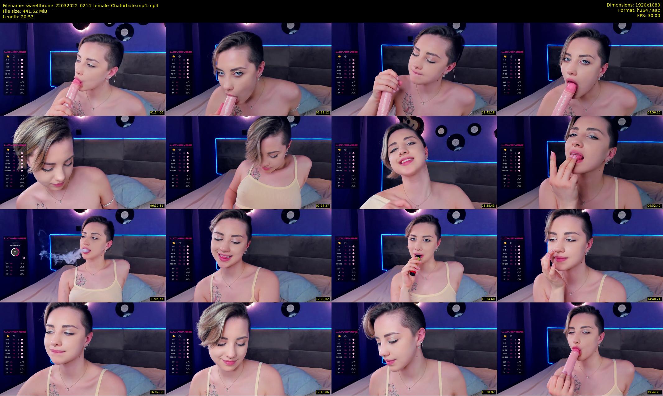 sweetthrone — 21 minute Chaturbate couple cam show recording, 1080p, Mar 22, 2022