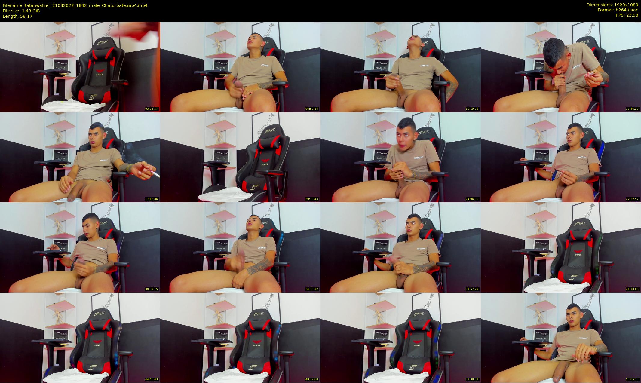 tatanwalker — 59 minute Chaturbate male cam show recording, 1080p, Mar 21, 2022