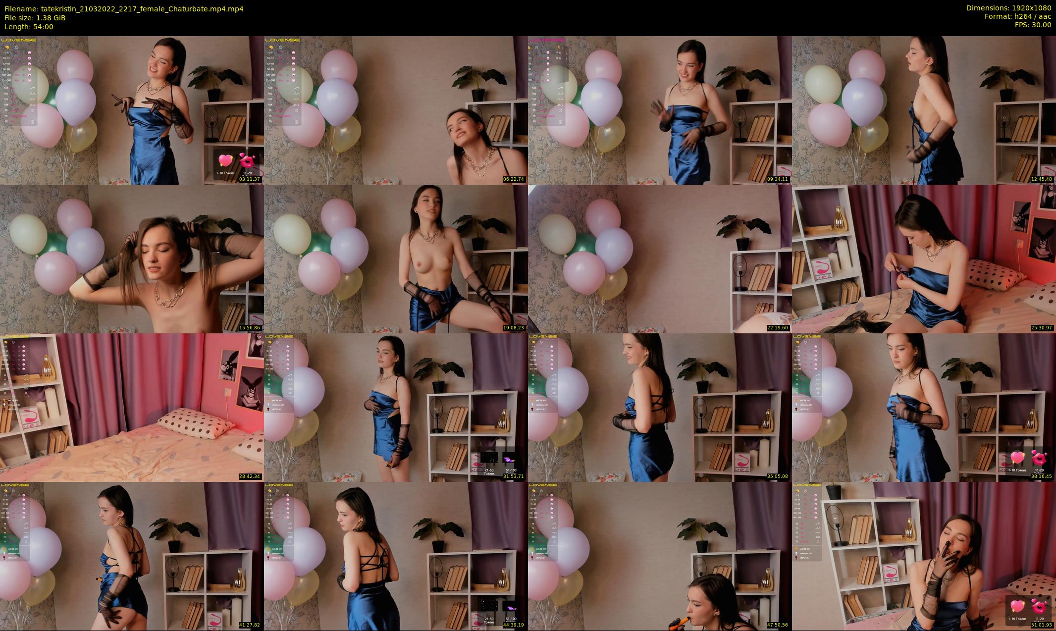 tatekristin — 54 minute Chaturbate female cam show recording, 1080p, Mar 21, 2022