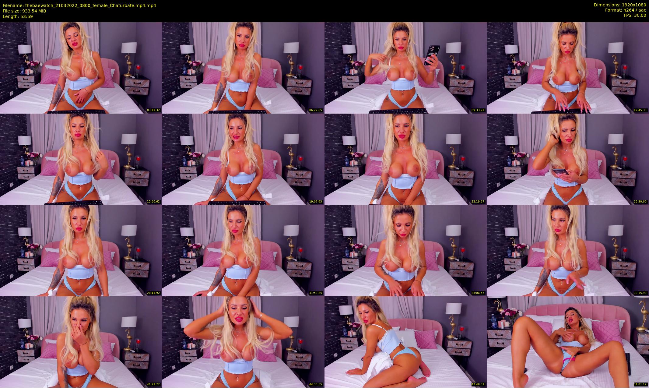 thebaewatch — 54 minute Chaturbate female cam show recording, 1080p, Mar 21, 2022