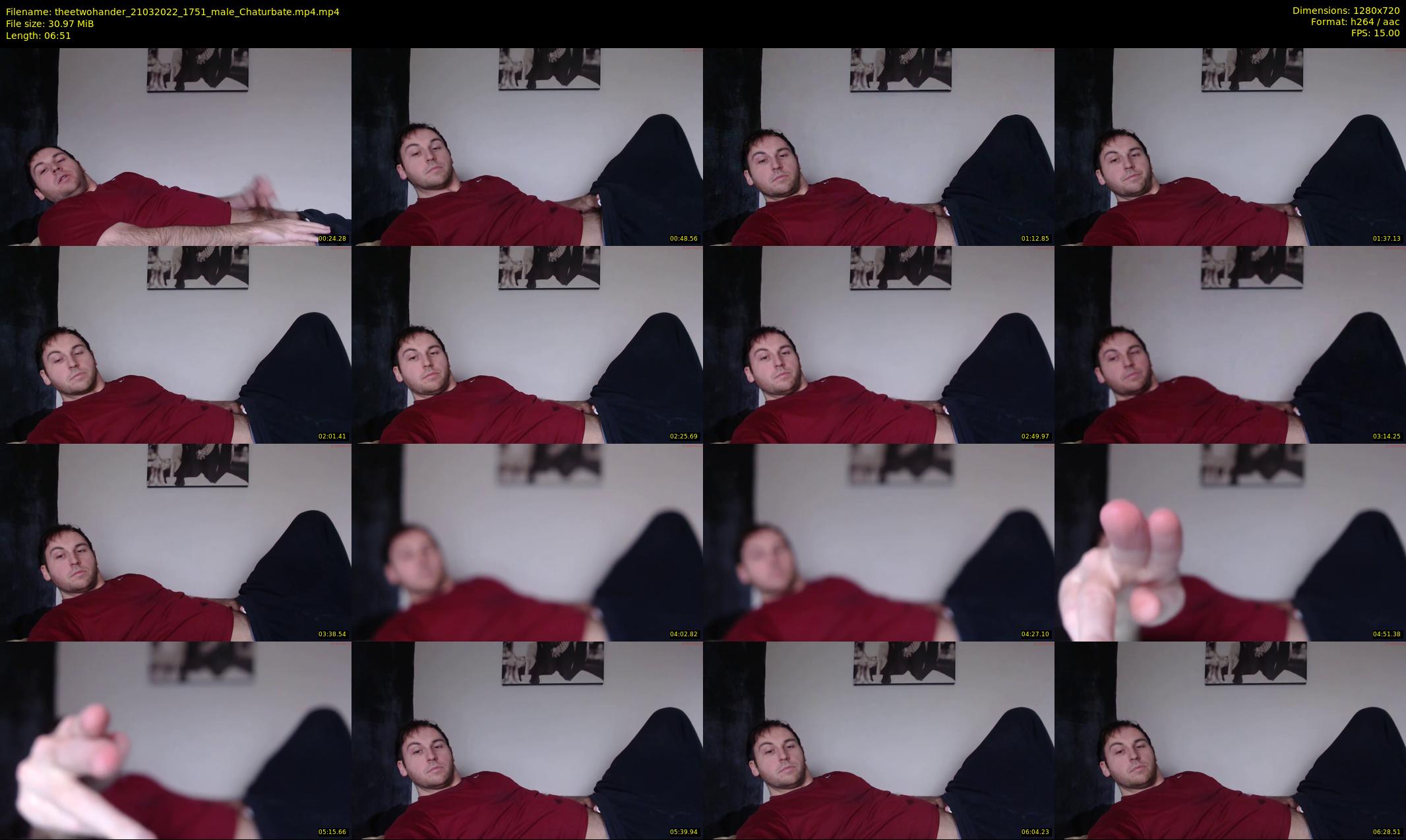 theetwohander — 7 minute Chaturbate male cam show recording, 720p, Mar 21, 2022