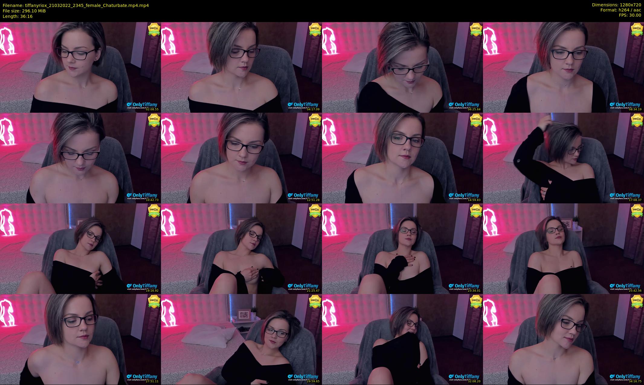 tiffanyriox — 37 minute Chaturbate female cam show recording, 720p, Mar 21, 2022
