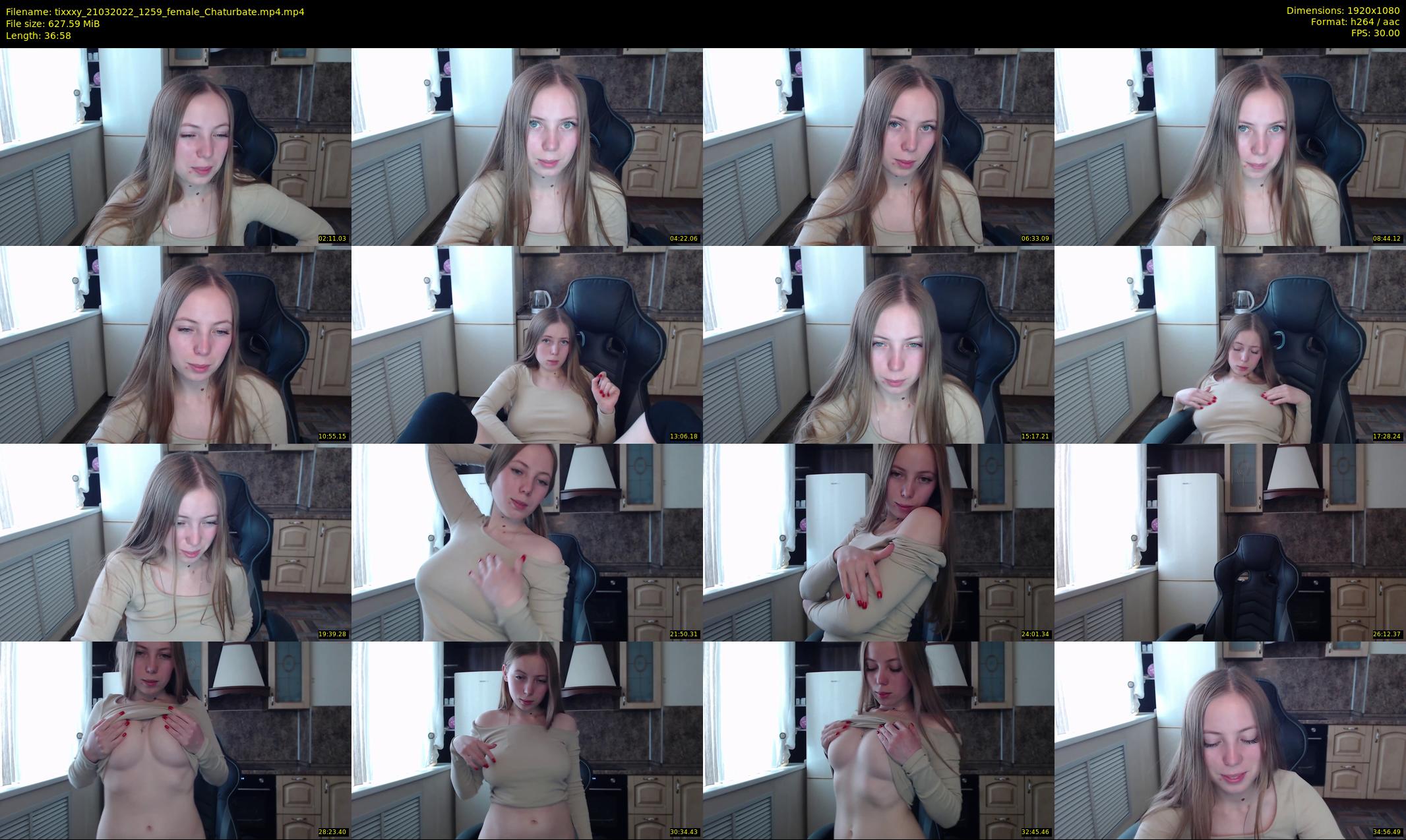 tixxxy — 37 minute Chaturbate female cam show recording, 1080p, Mar 21, 2022