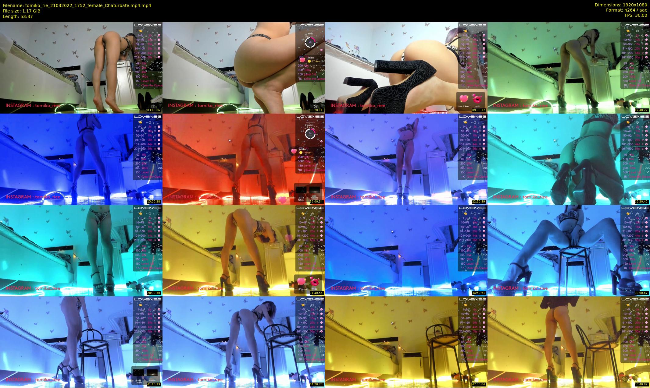 tomiko_rie — 54 minute Chaturbate female cam show recording, 1080p, Mar 21, 2022