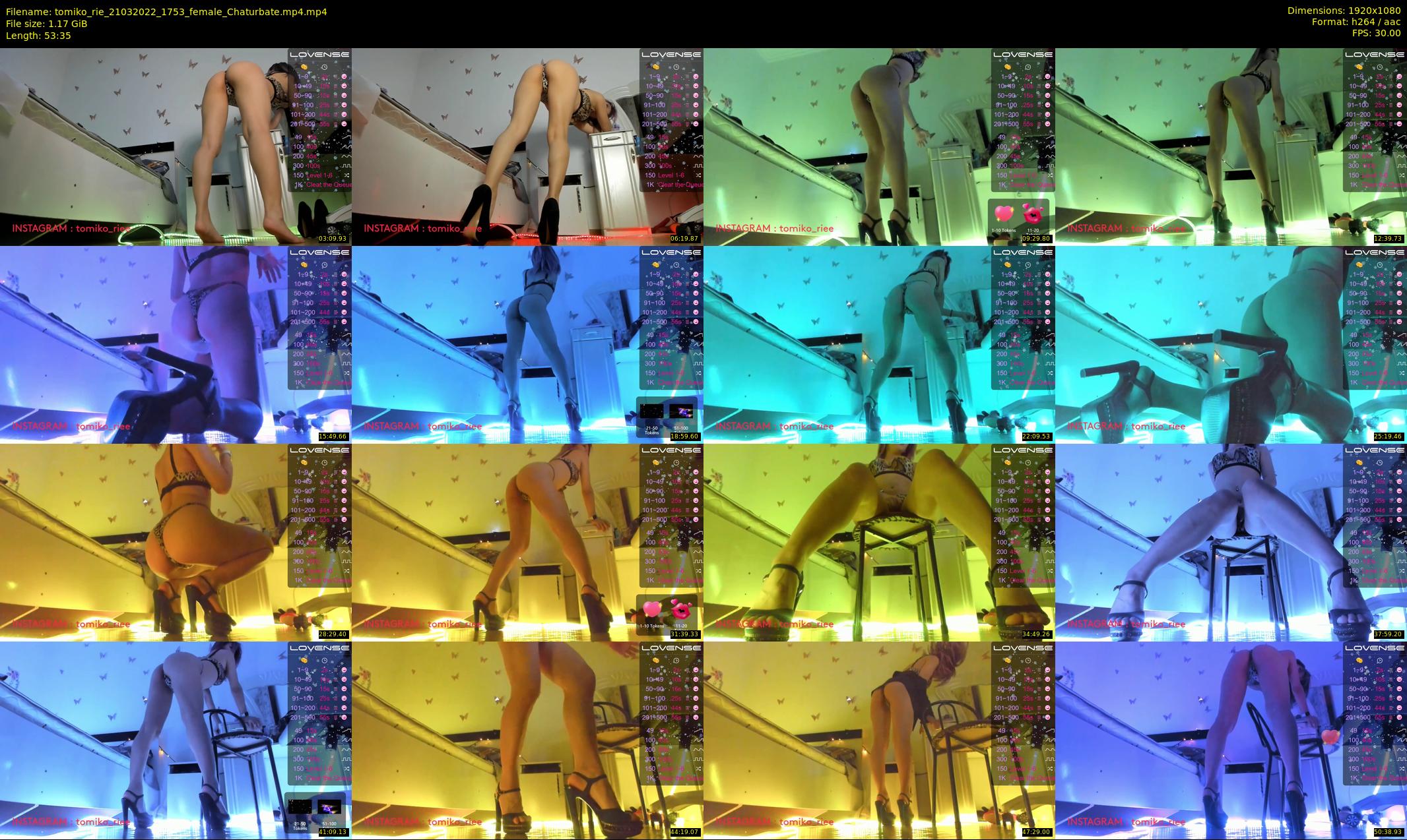 tomiko_rie — 54 minute Chaturbate female cam show recording, 1080p, Mar 21, 2022