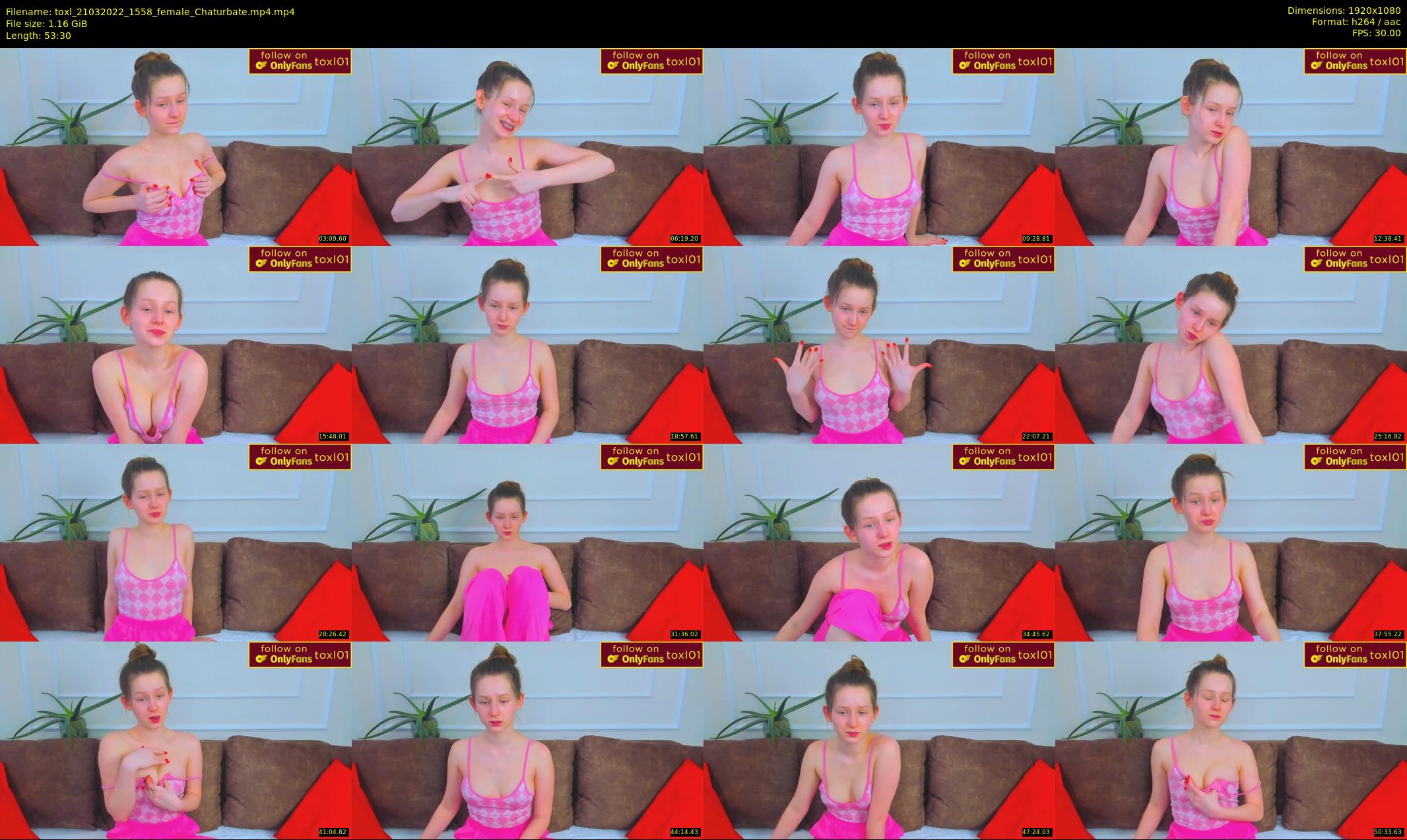 toxl — 54 minute Chaturbate female cam show recording, 1080p, Mar 21, 2022