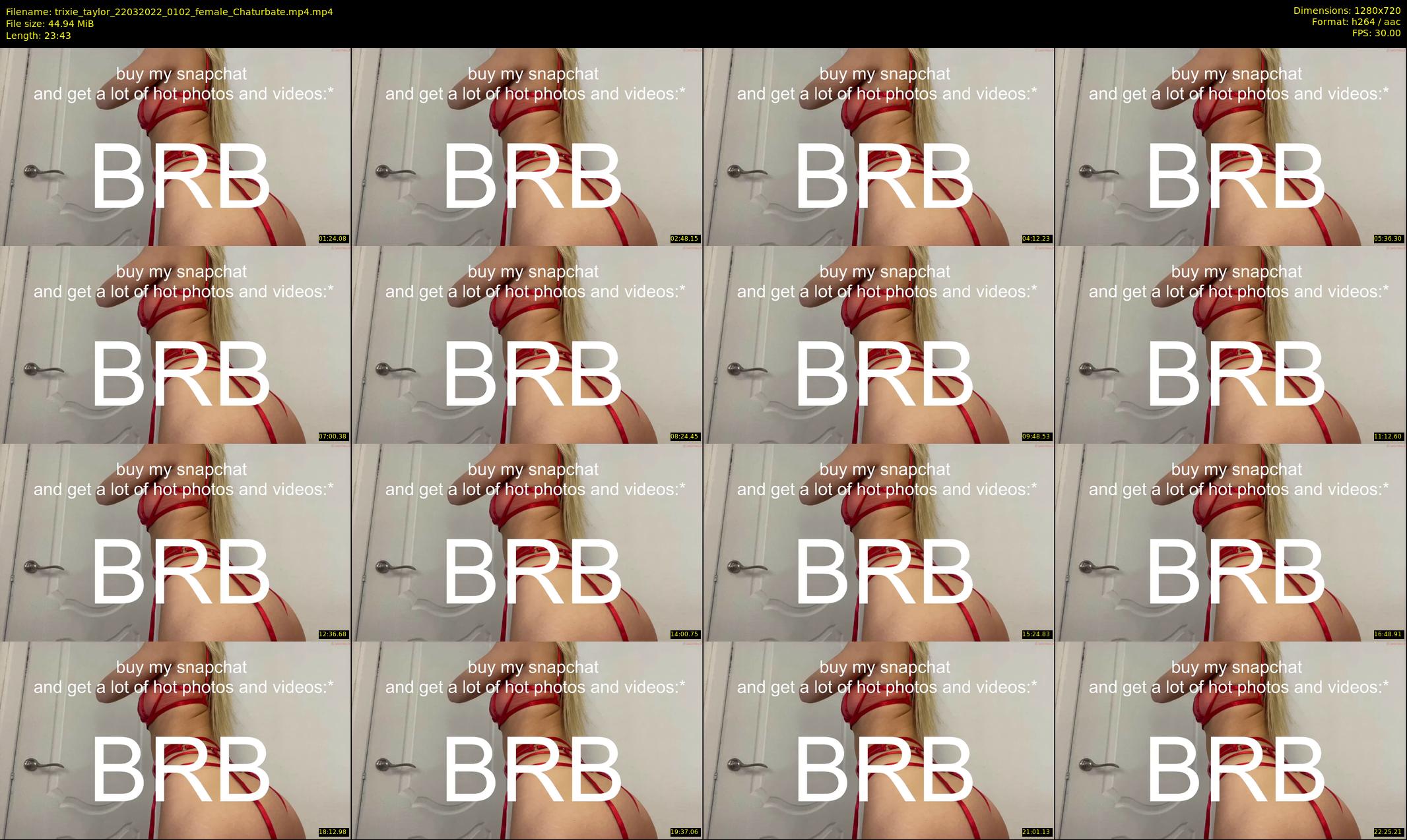 trixie_taylor — 24 minute Chaturbate female cam show recording, 720p, Mar 22, 2022