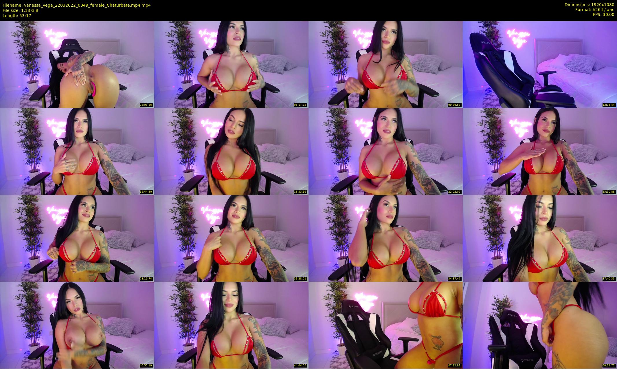 vanessa_vega — 54 minute Chaturbate female cam show recording, 1080p, Mar 22, 2022
