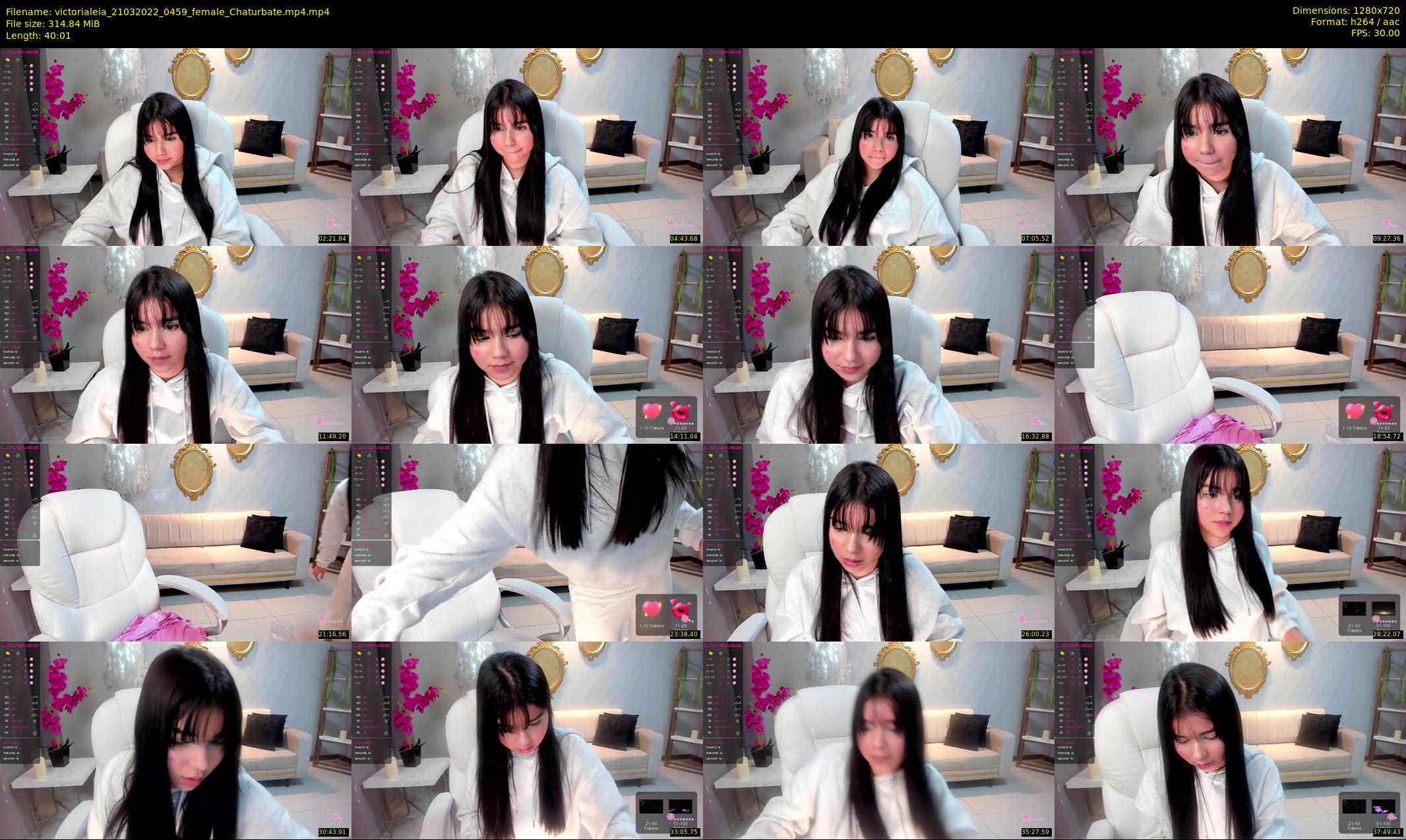 victorialeia — 41 minute Chaturbate female cam show recording, 720p, Mar 21, 2022