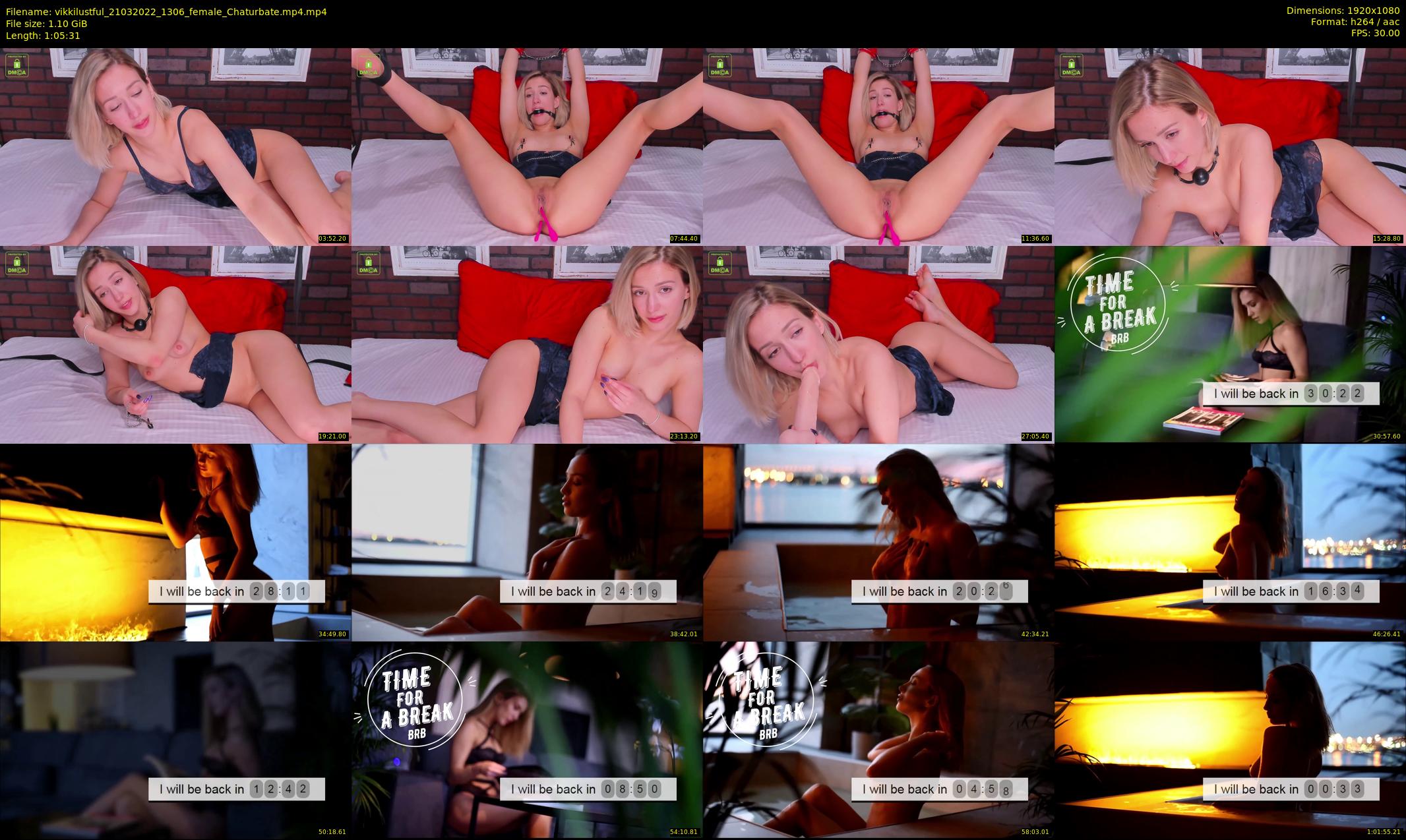 vikkilustful — 66 minute Chaturbate female cam show recording, 1080p, Mar 21, 2022
