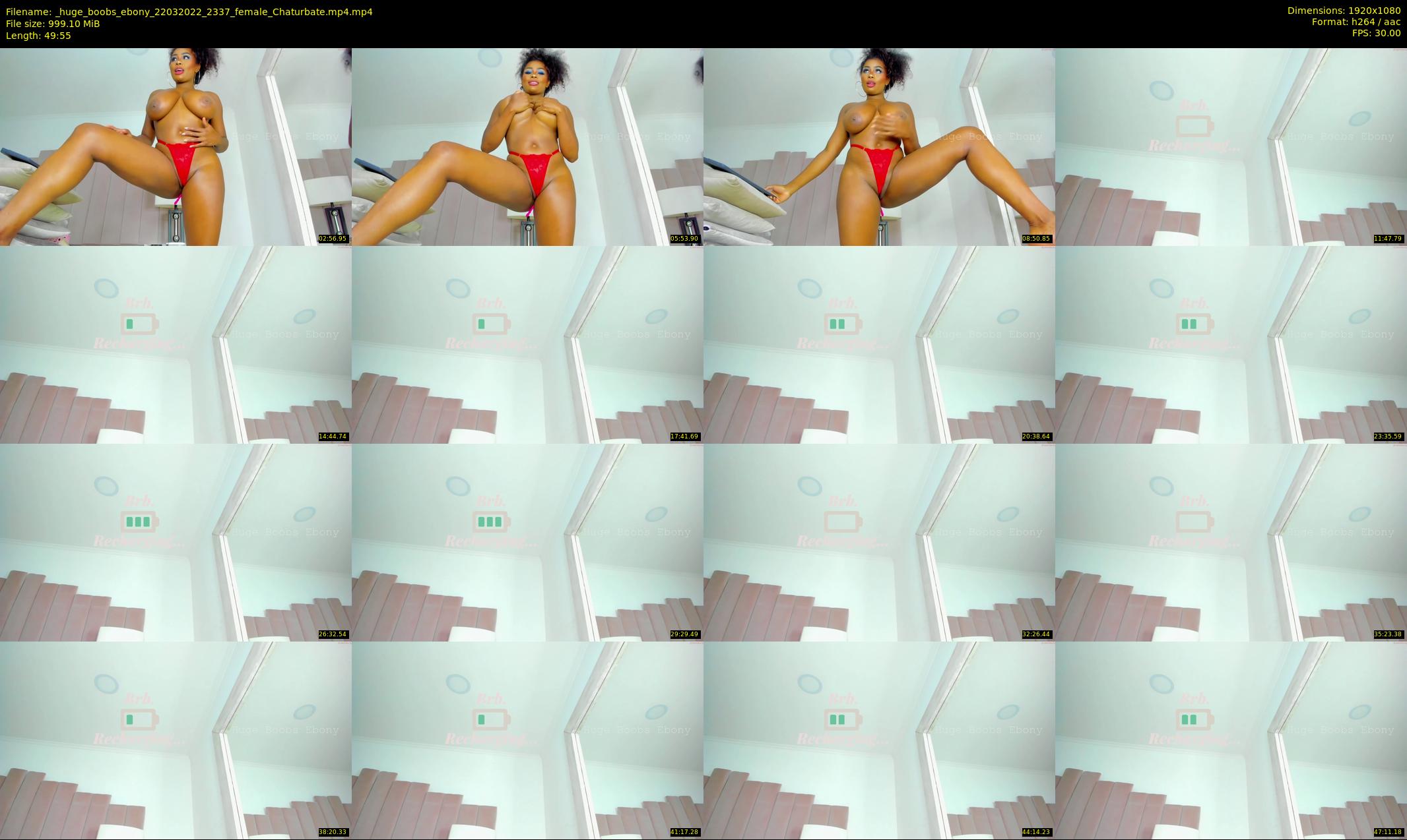 _huge_boobs_ebony — 50 minute Chaturbate female cam show recording, 1080p, Mar 22, 2022