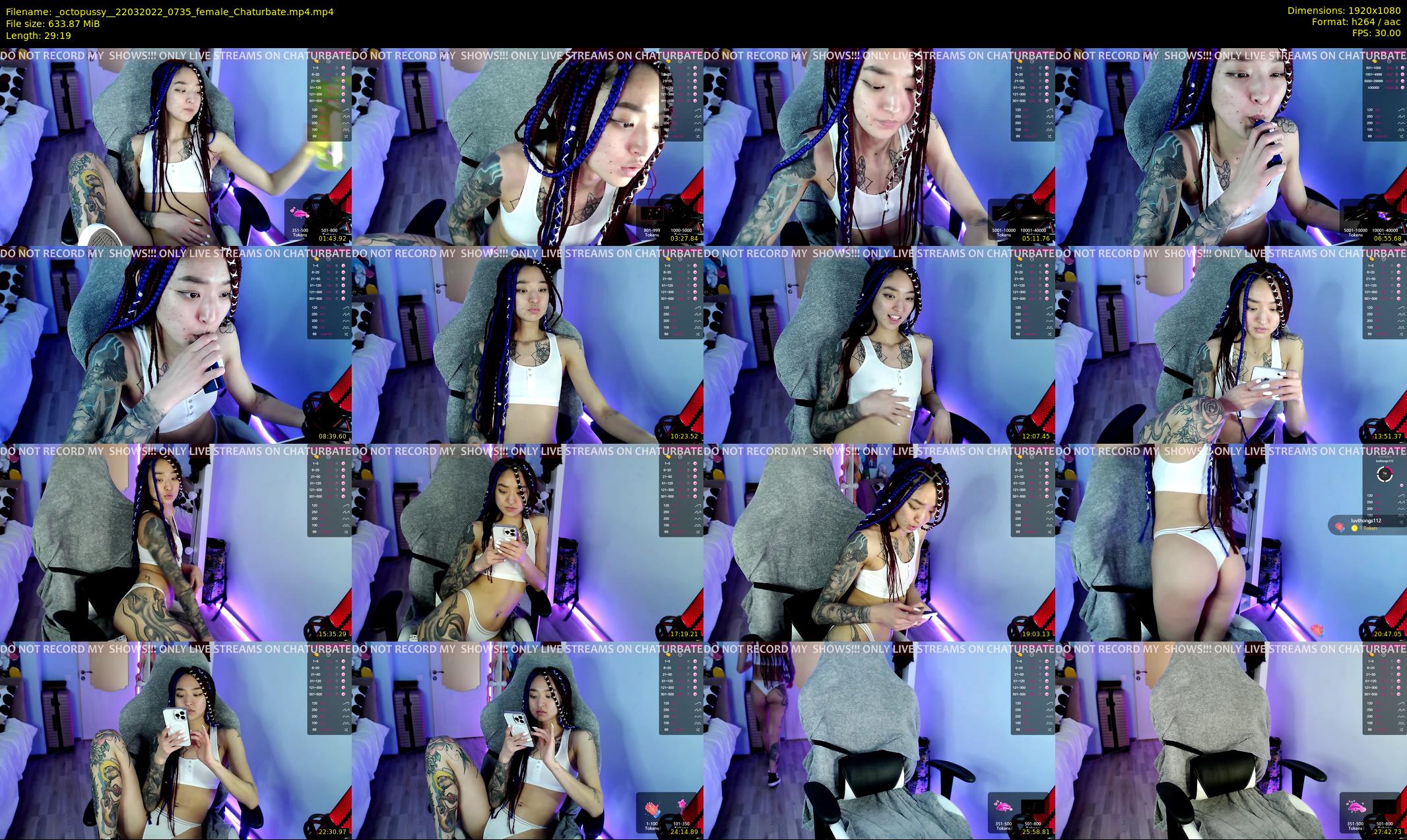 _octopussy_ — 30 minute Chaturbate female cam show recording, 1080p, Mar 22, 2022