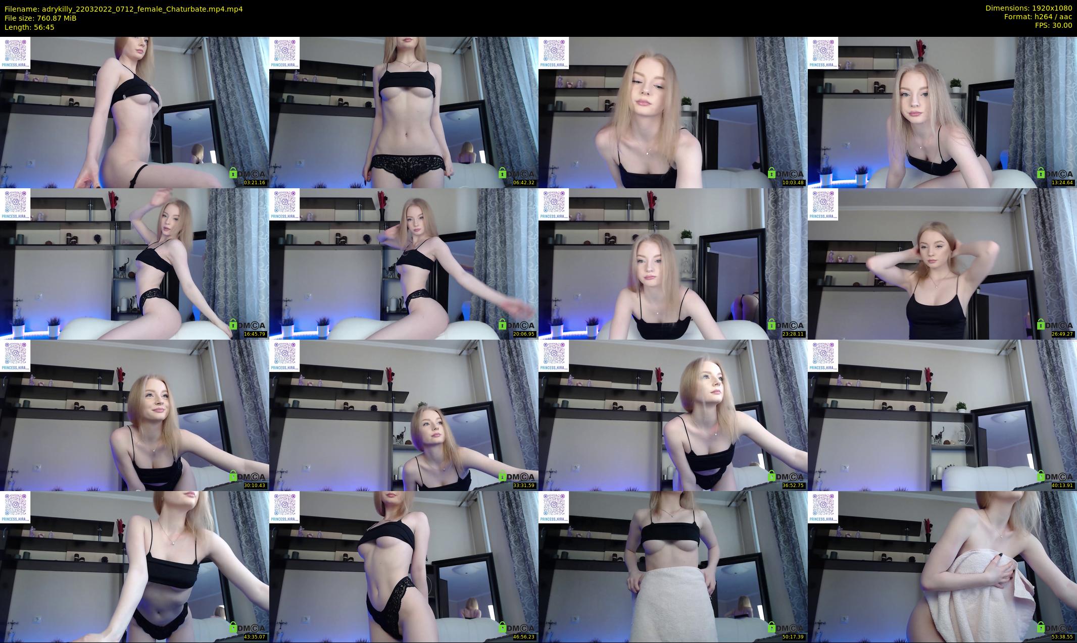 adrykilly — 57 minute Chaturbate female cam show recording, 1080p, Mar 22, 2022