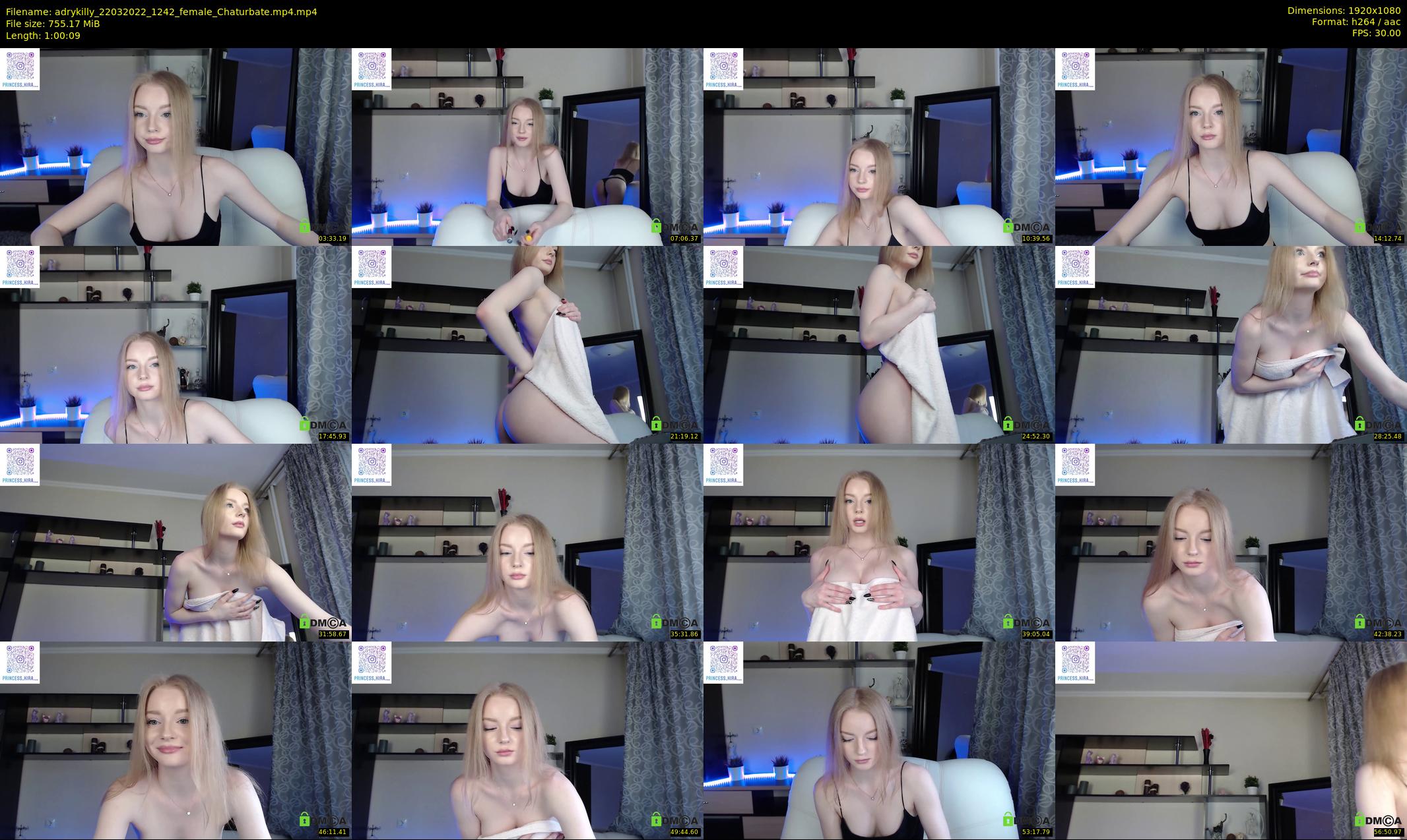 adrykilly — 61 minute Chaturbate female cam show recording, 1080p, Mar 22, 2022