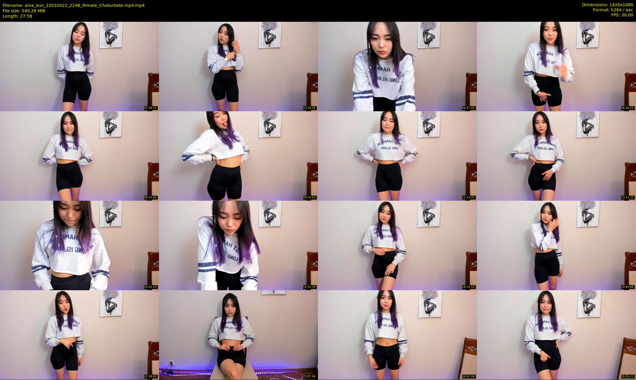 aina_kun — 28 minute Chaturbate female cam show recording, 1080p, Mar 22, 2022