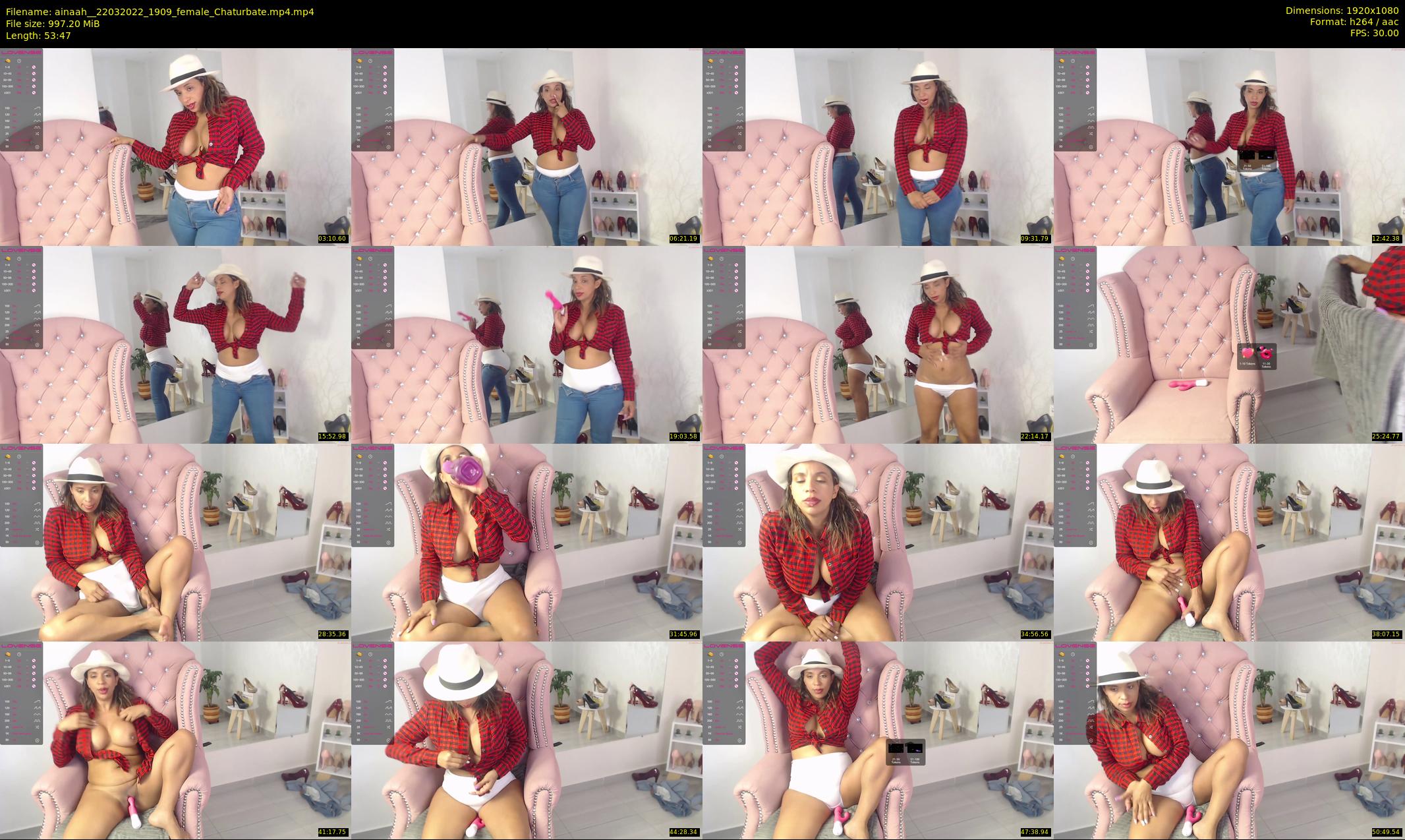 ainaah_ — 54 minute Chaturbate female cam show recording, 1080p, Mar 22, 2022