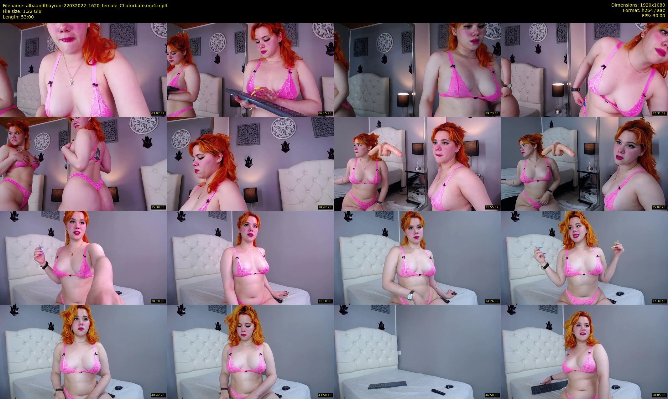 albaandthayron — 53 minute Chaturbate couple cam show recording, 1080p, Mar 22, 2022