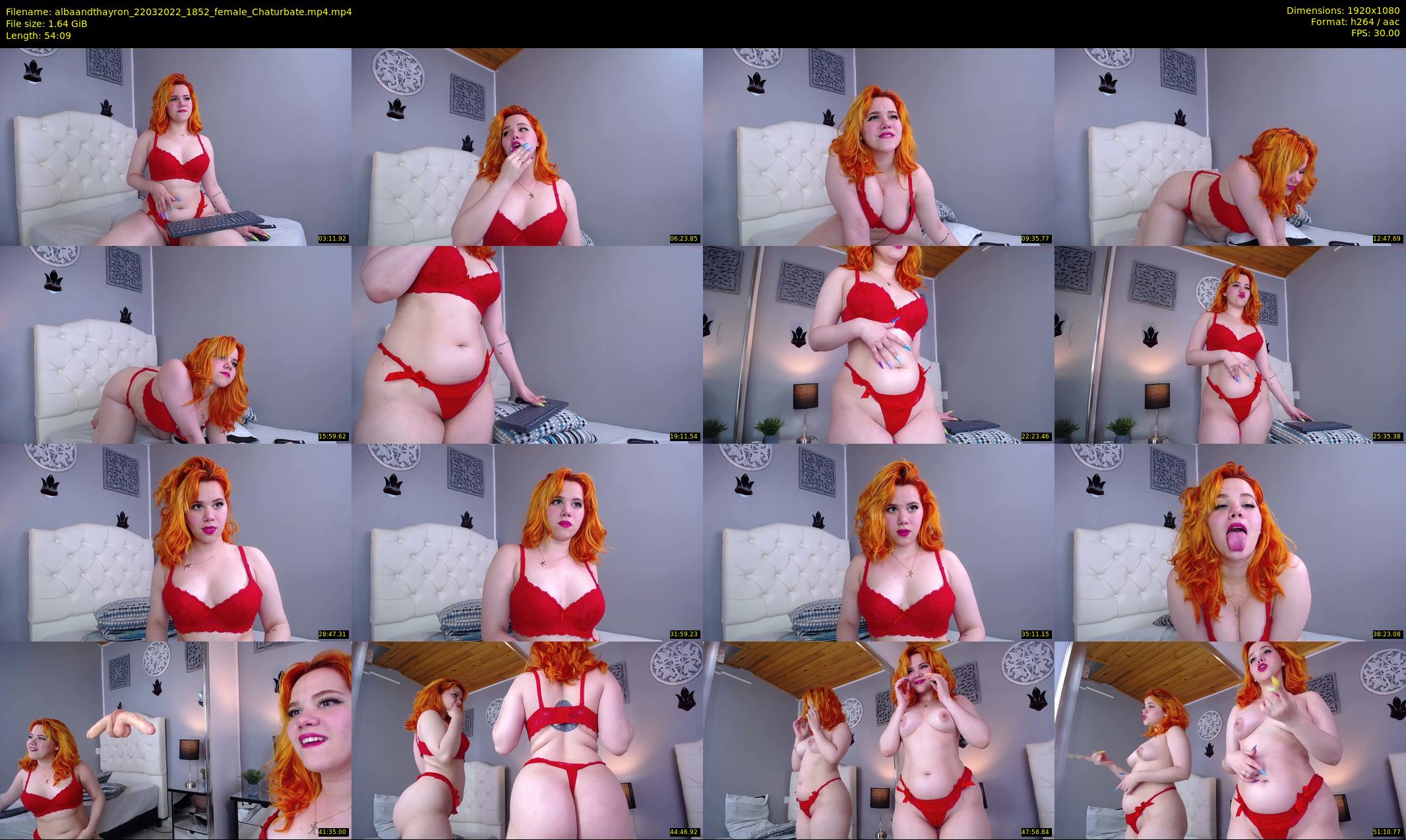 albaandthayron — 55 minute Chaturbate couple cam show recording, 1080p, Mar 22, 2022