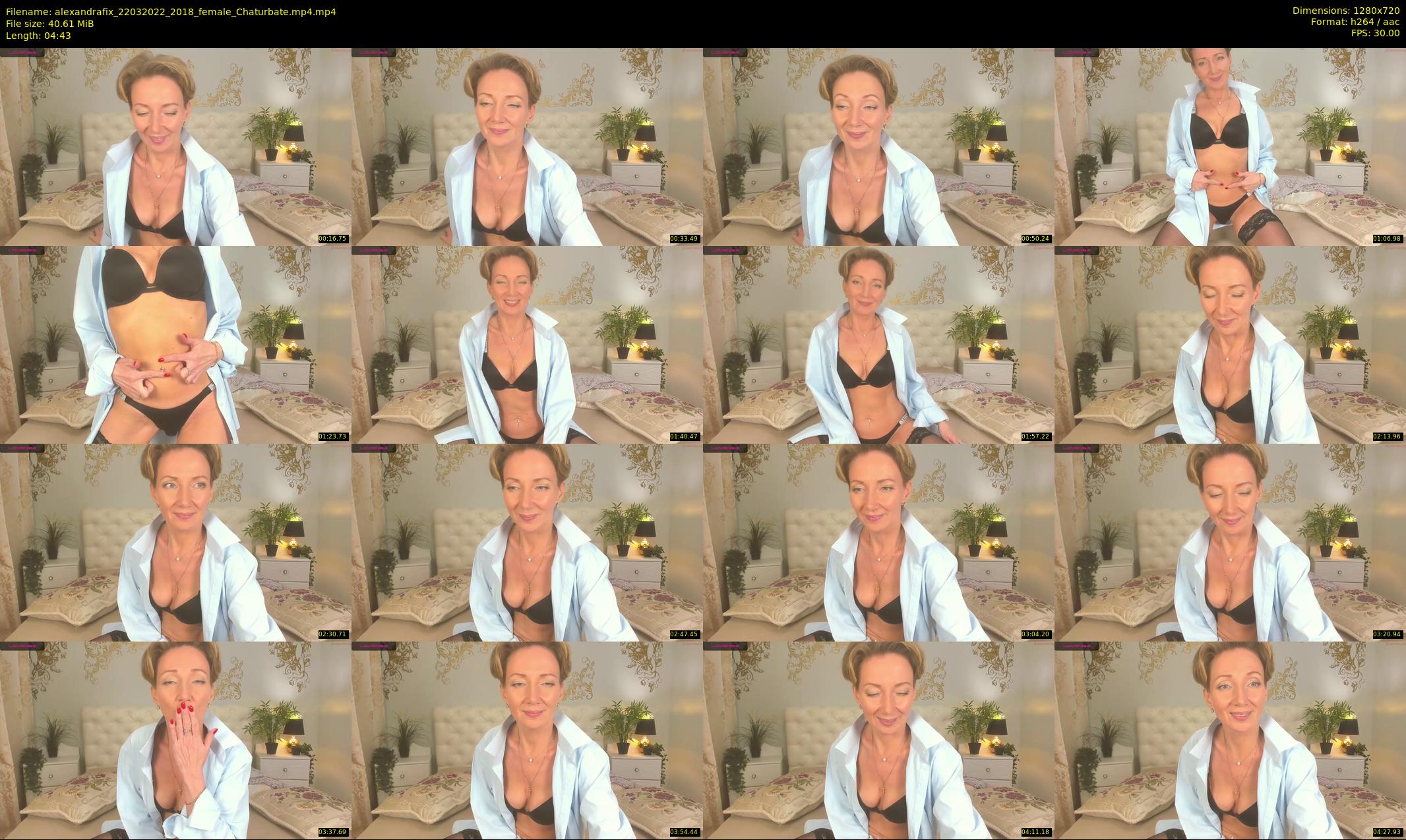 alexandrafix — 5 minute Chaturbate female cam show recording, 720p, Mar 22, 2022