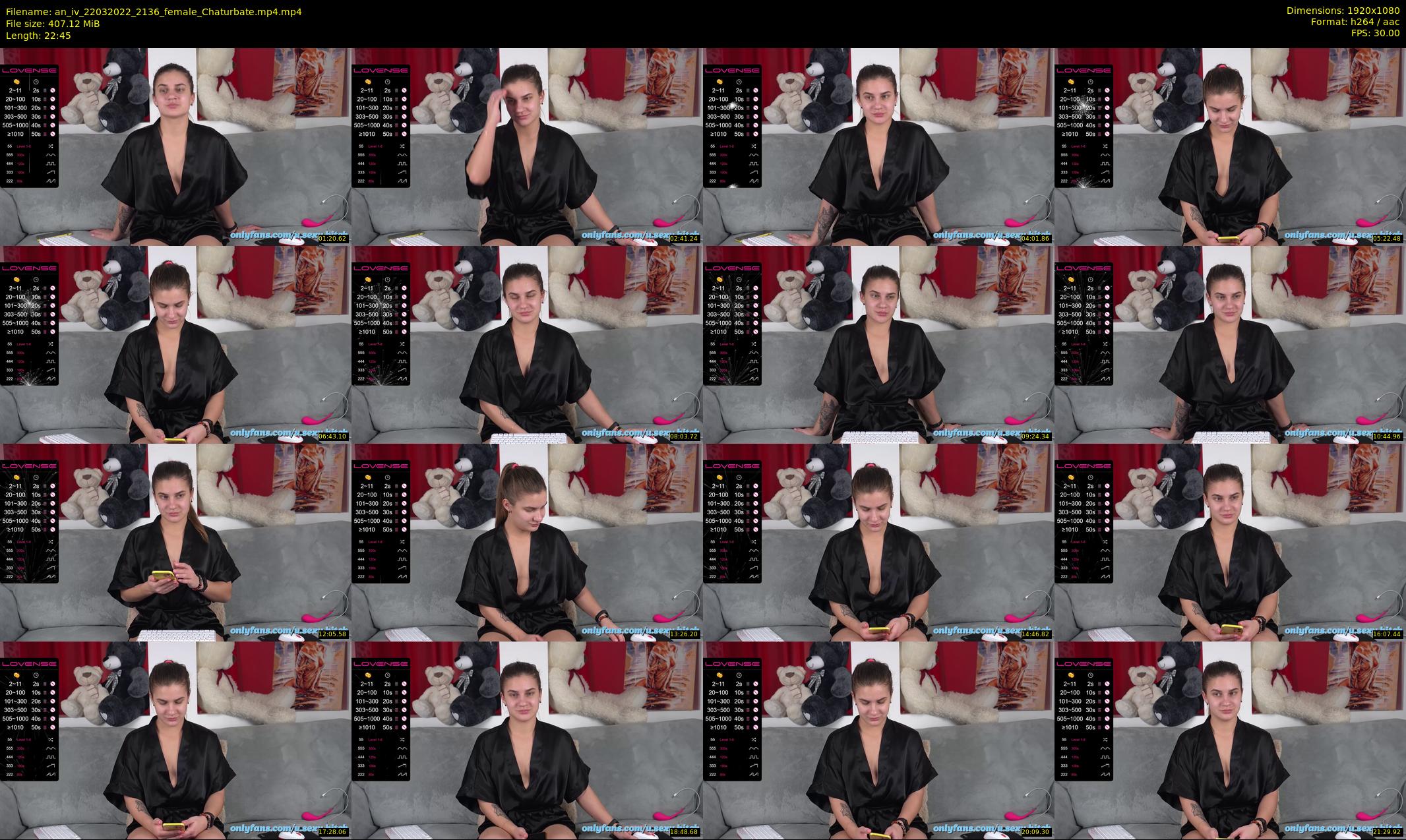 an_iv — 23 minute Chaturbate female cam show recording, 1080p, Mar 22, 2022