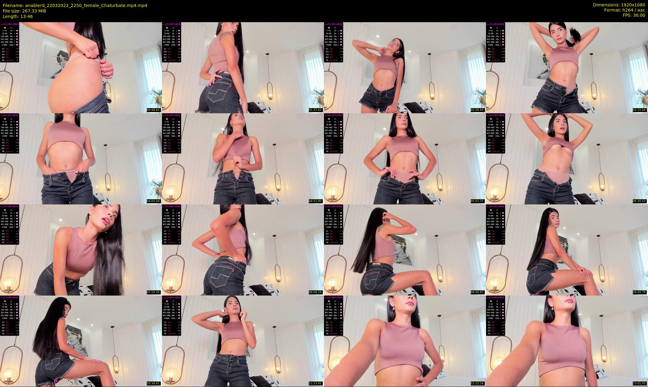 anablerd — 14 minute Chaturbate female cam show recording, 1080p, Mar 22, 2022