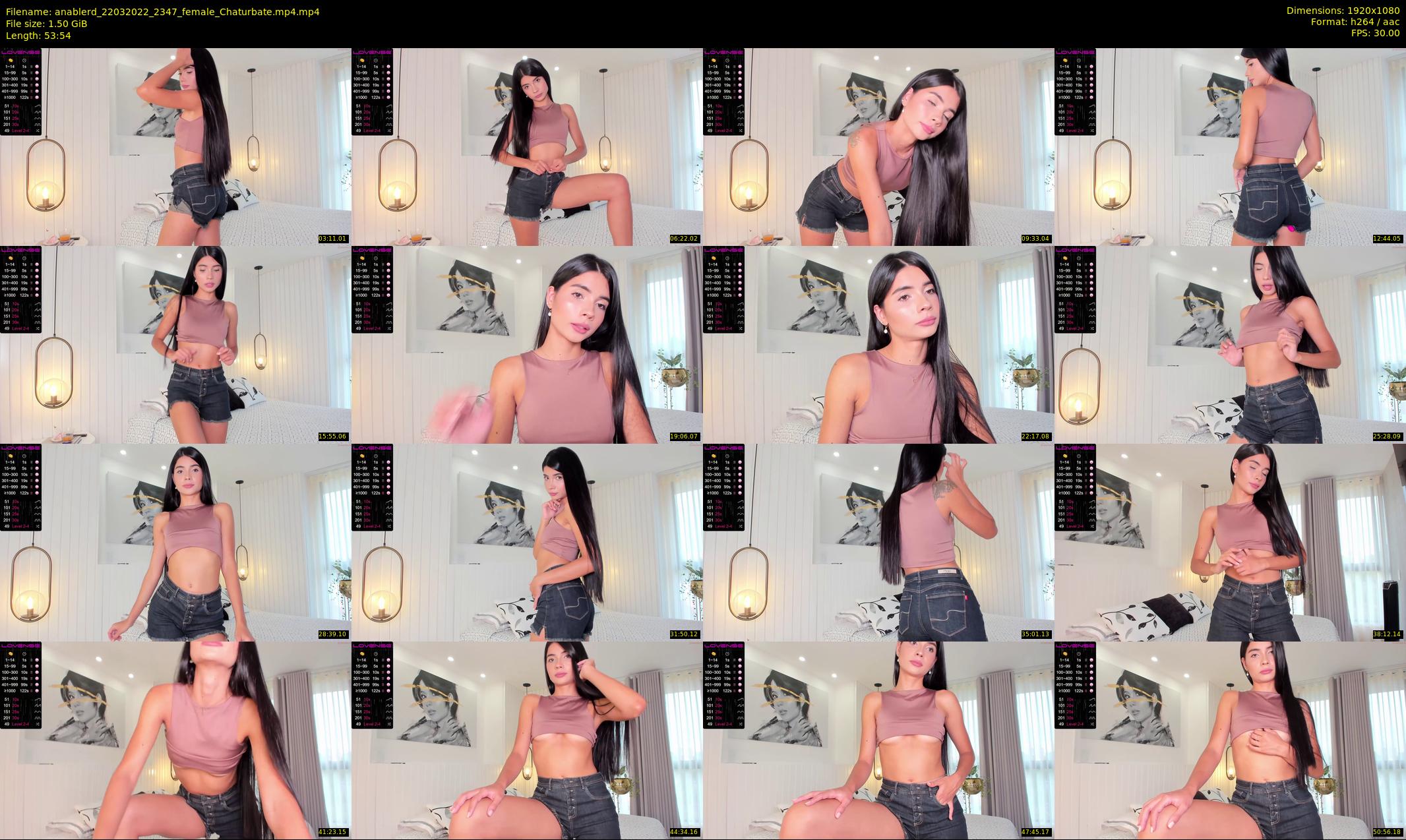 anablerd — 54 minute Chaturbate female cam show recording, 1080p, Mar 22, 2022