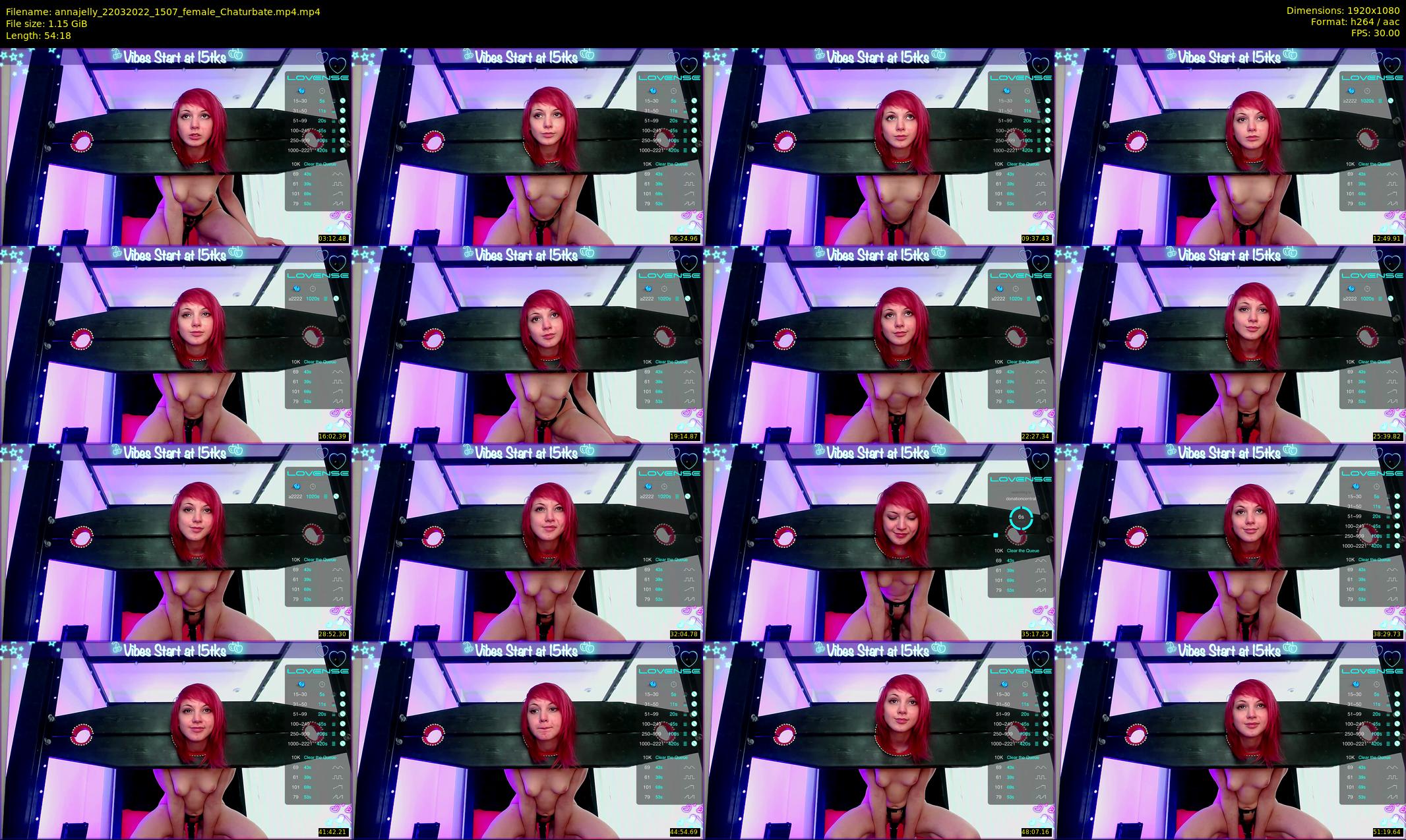 annajelly — 55 minute Chaturbate couple cam show recording, 1080p, Mar 22, 2022
