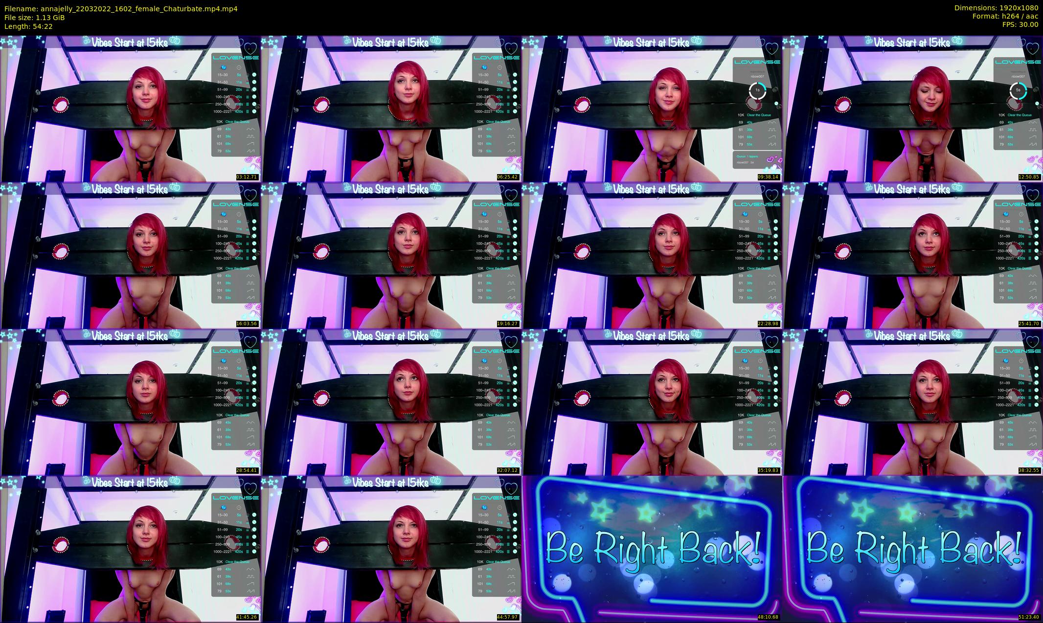 annajelly — 55 minute Chaturbate couple cam show recording, 1080p, Mar 22, 2022