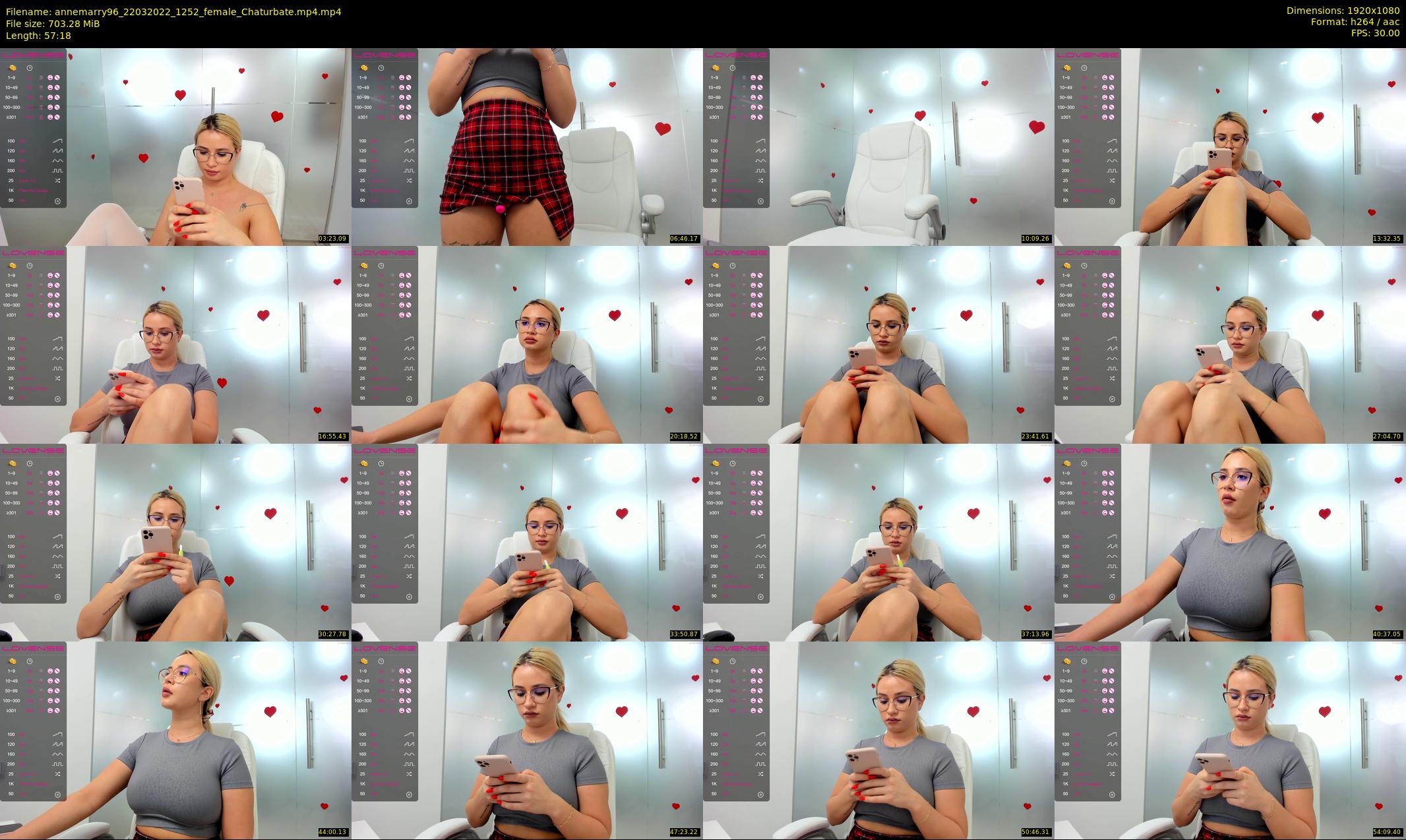 annemarry96 — 58 minute Chaturbate female cam show recording, 1080p, Mar 22, 2022